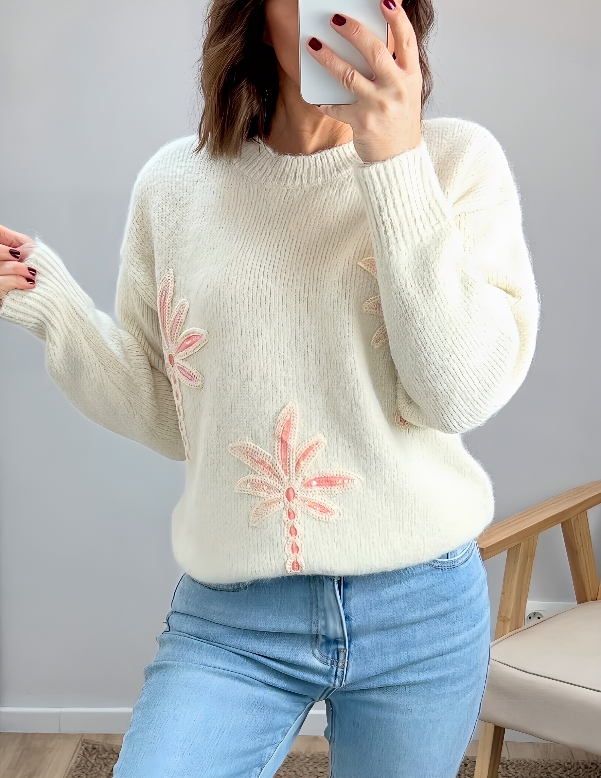 le pull palmiers -2