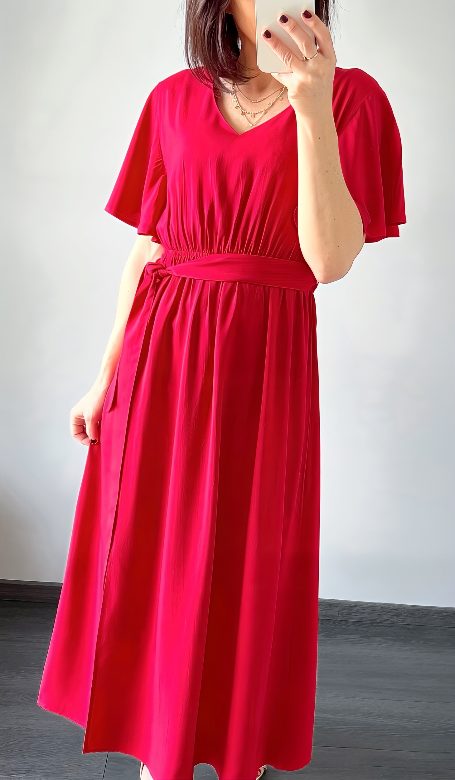 la robe gaya rouge -1