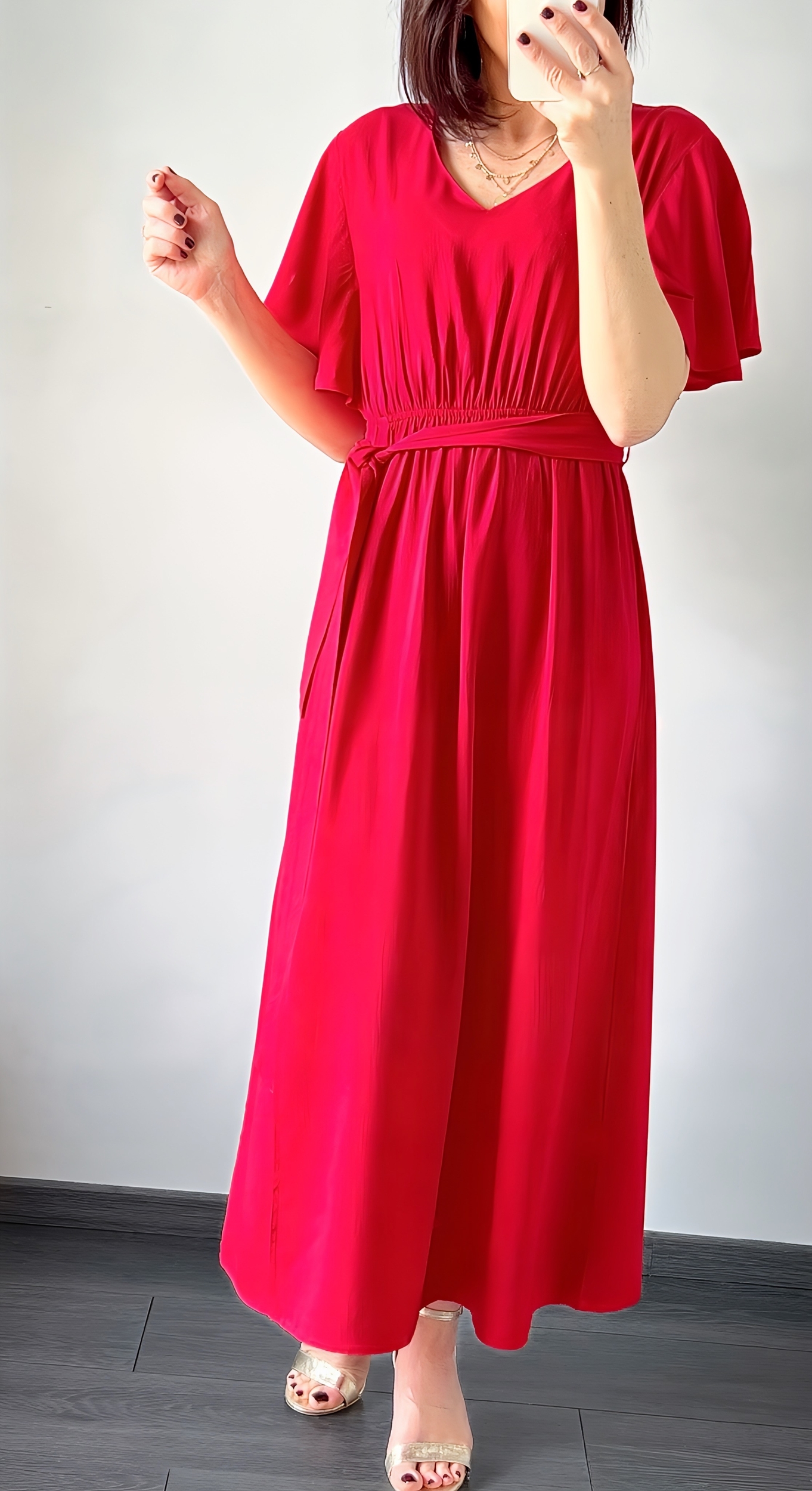 la robe gaya rouge -4