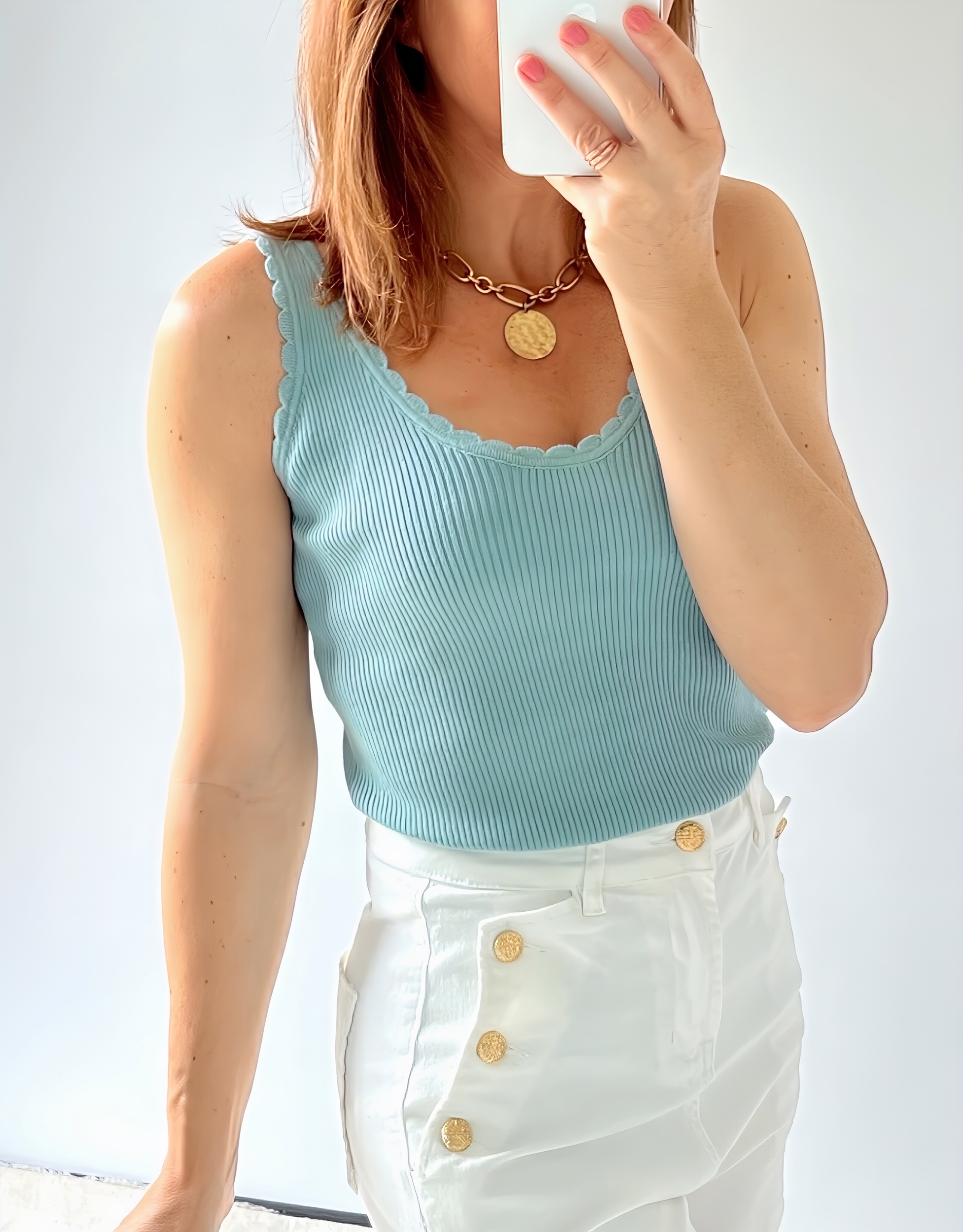 le top kate celadon -2