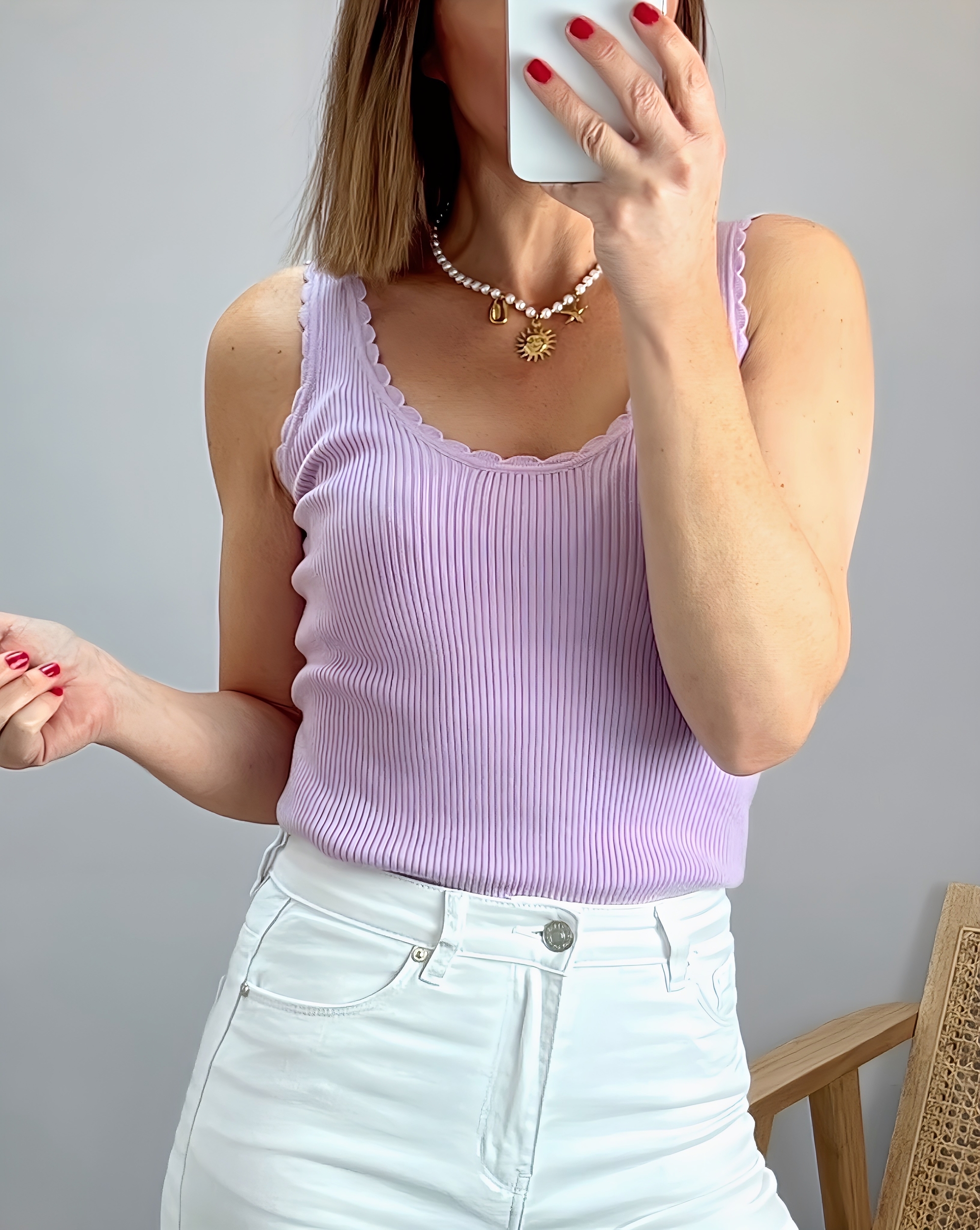le top kate lilas -1