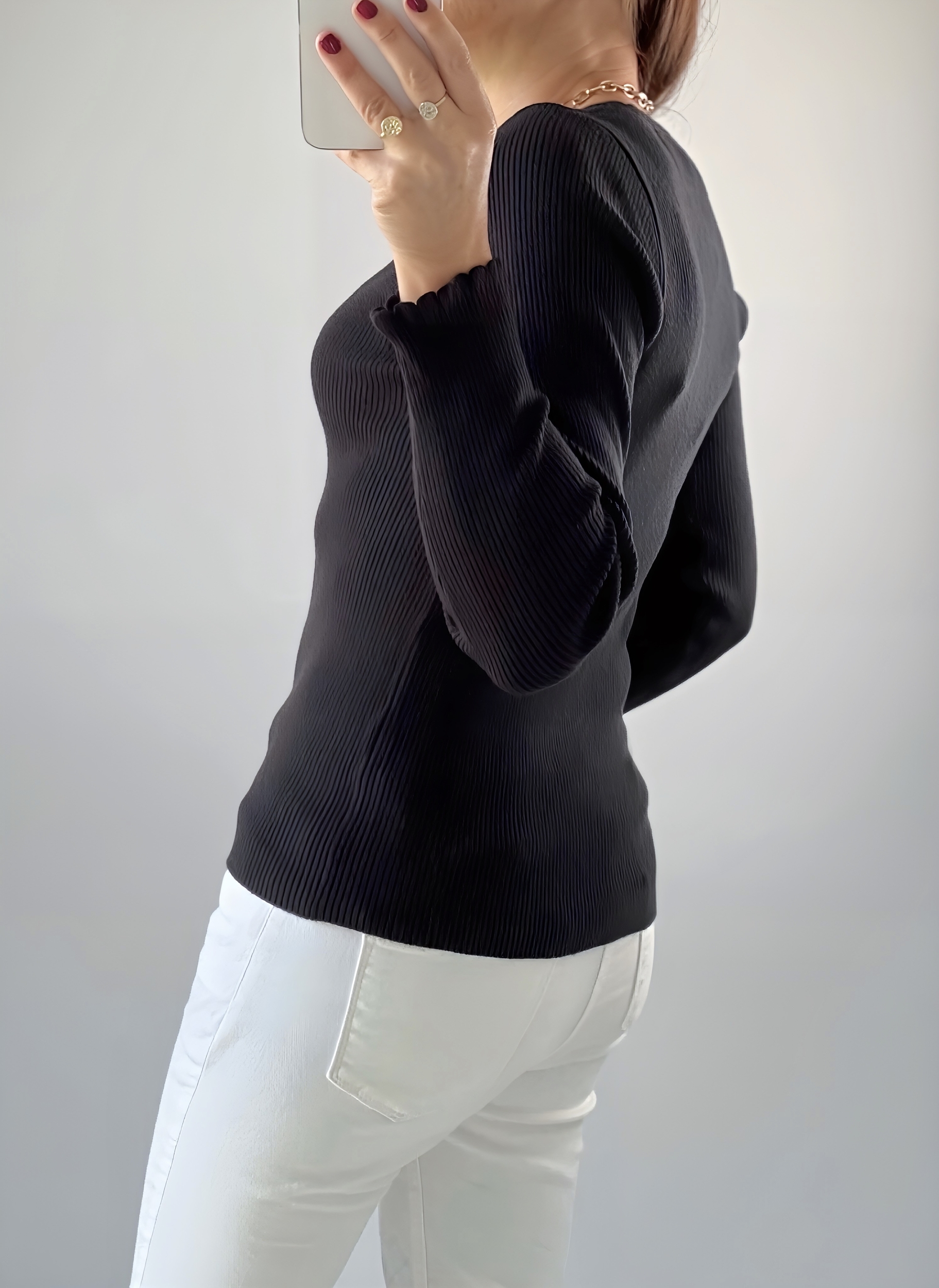 le pull mael noir -7