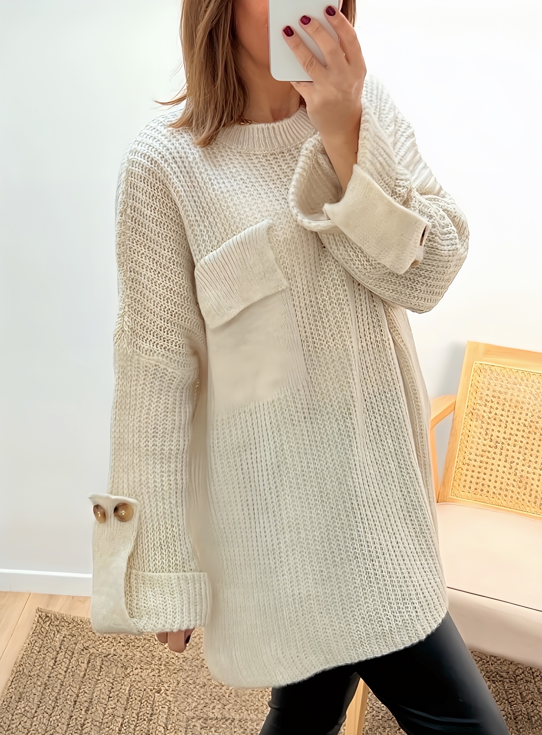 le pull sonny beige -1