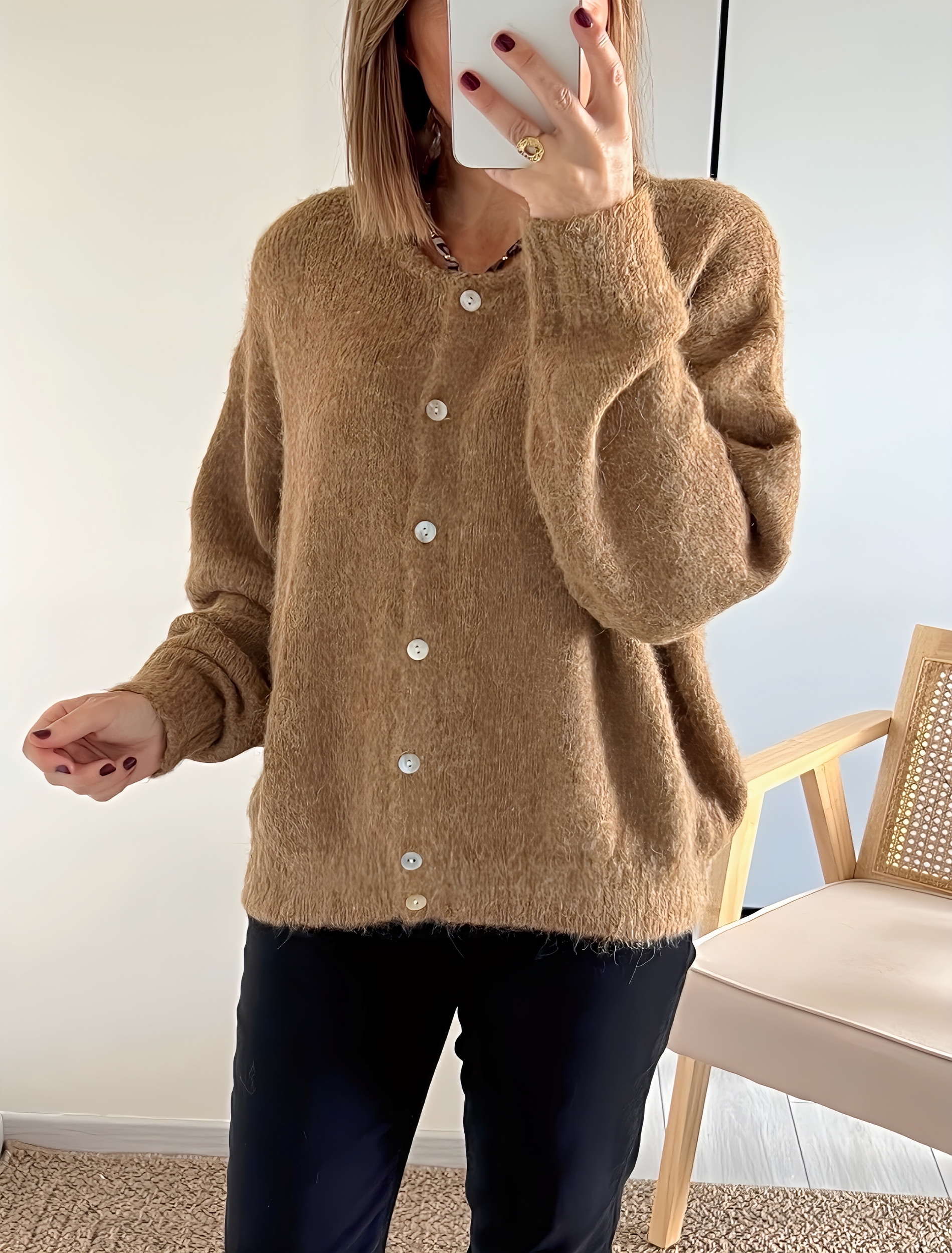 le gilet ezio camel -6