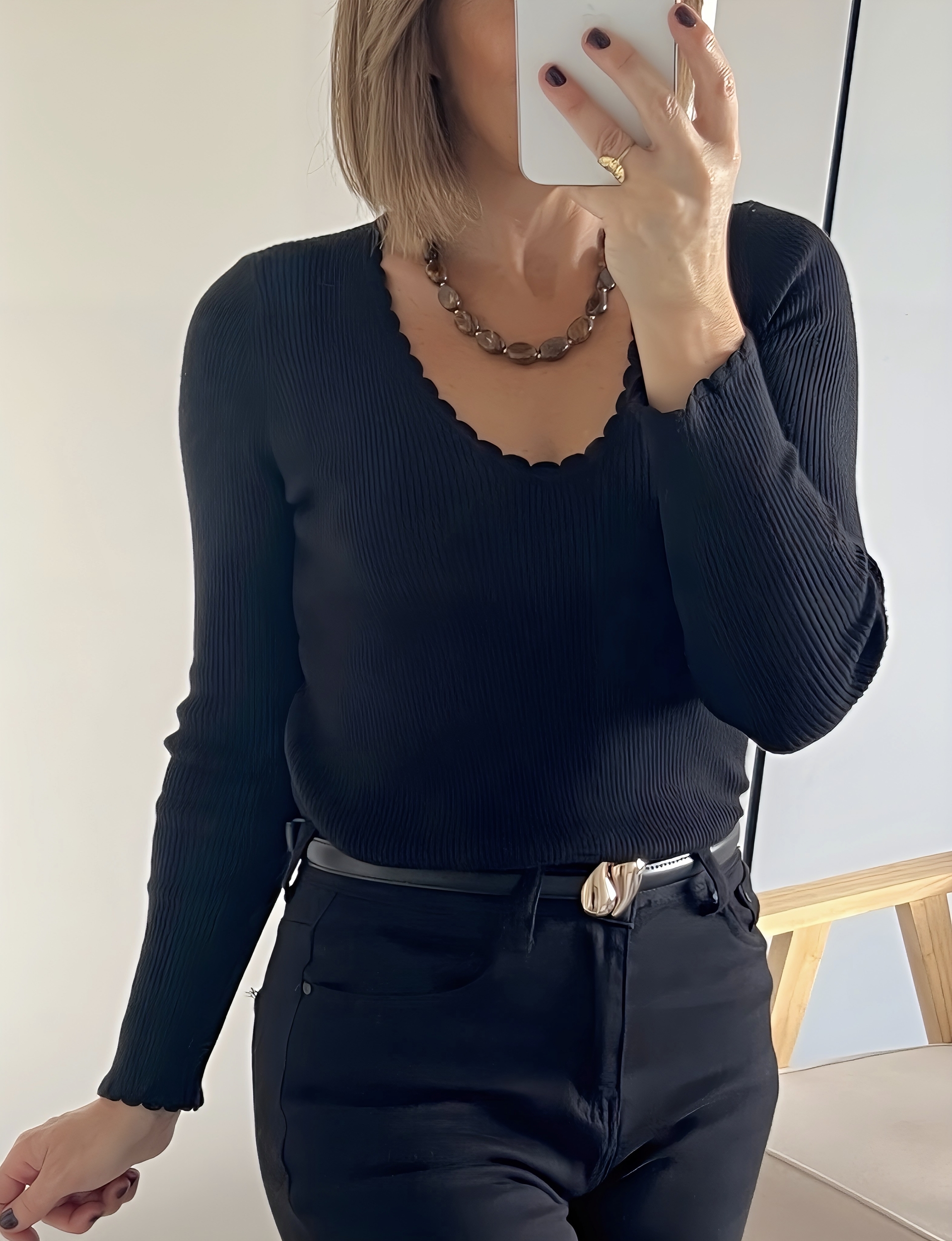 le pull mael noir -2