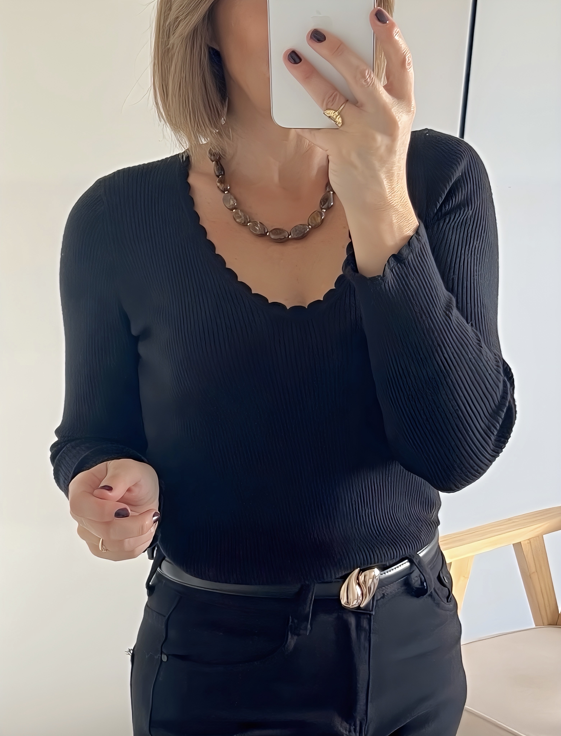 le pull mael noir -3