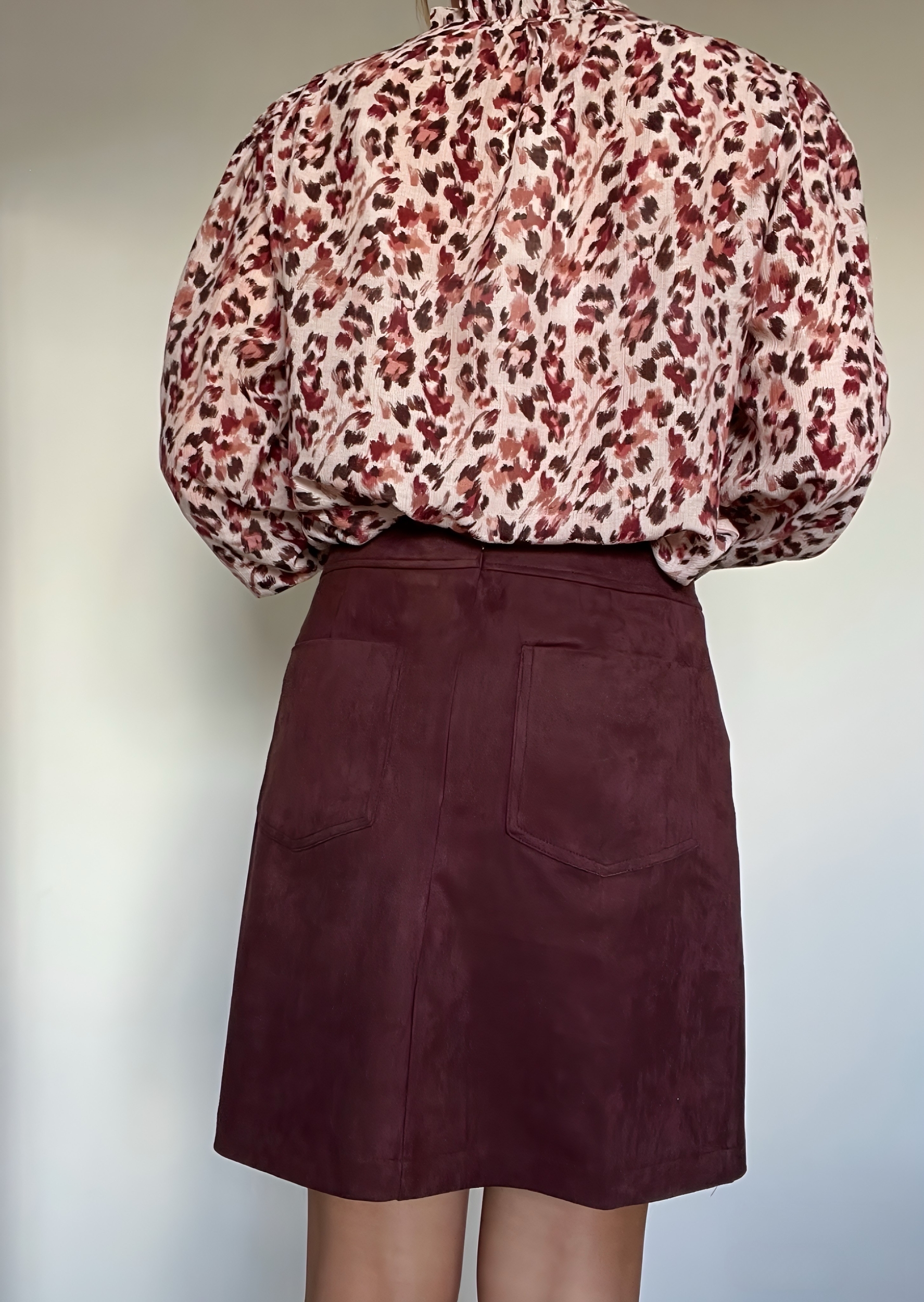 la jupe laly bordeaux -6