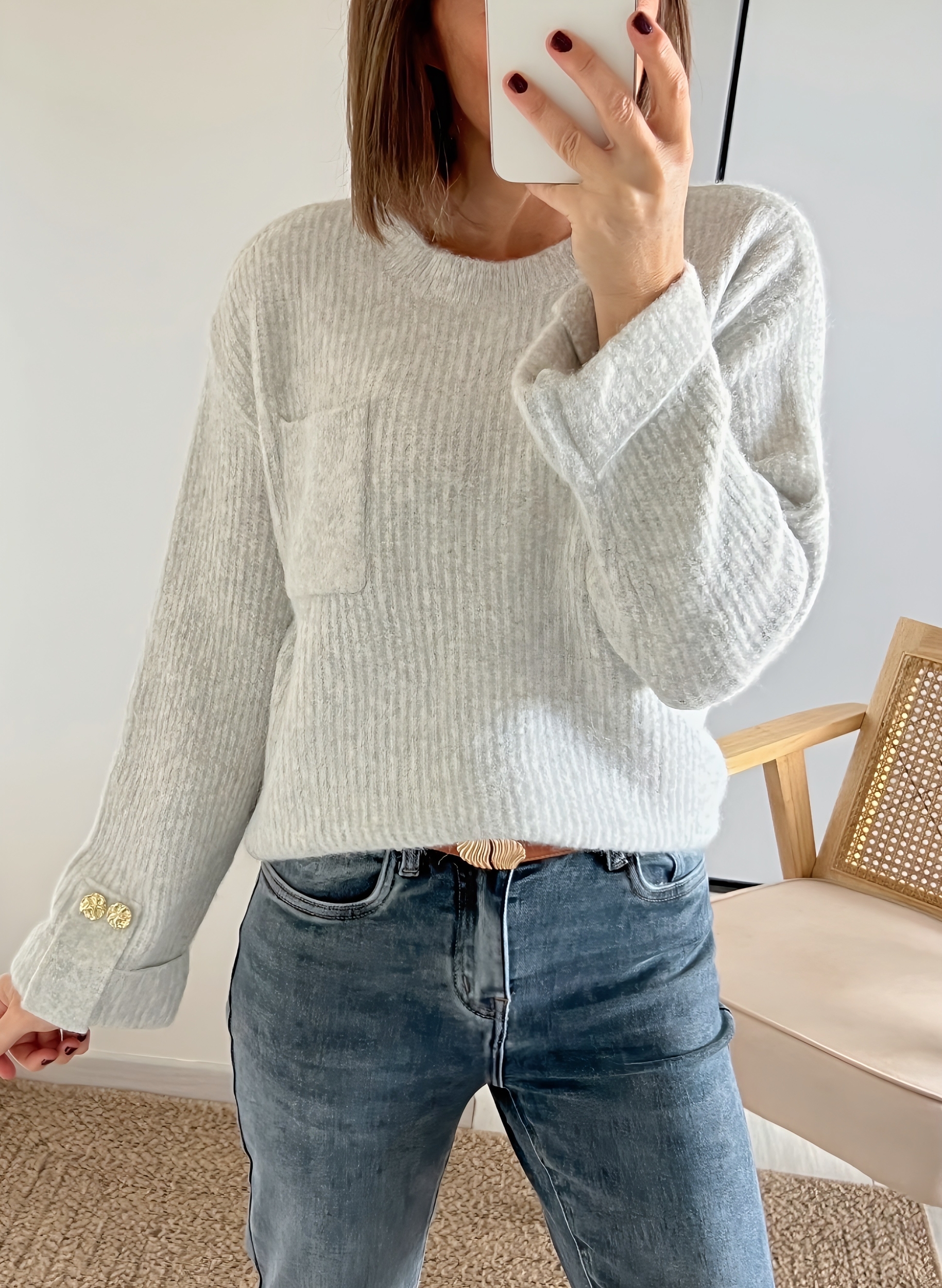 le pull corentin gris -2
