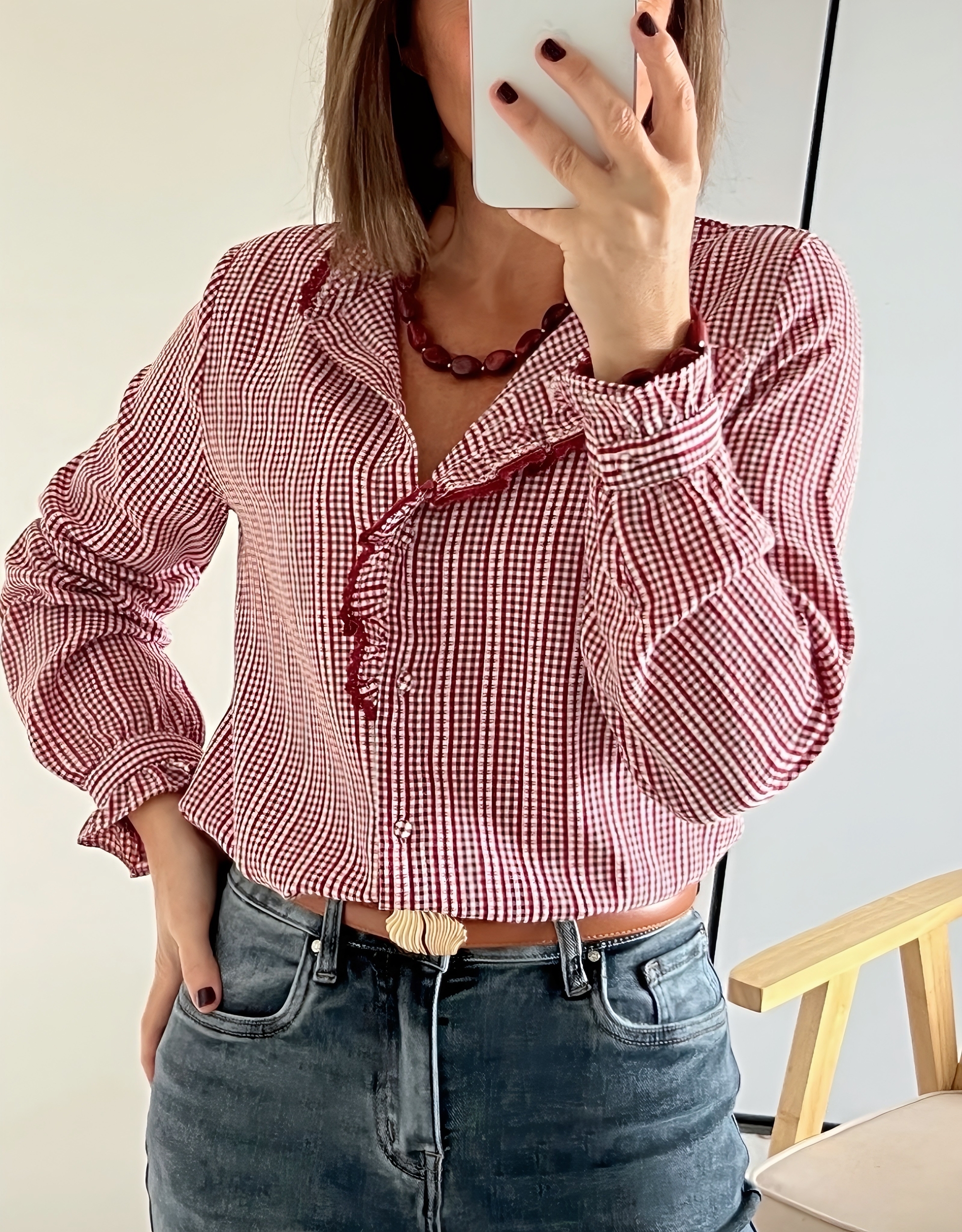 collier meline bordeaux