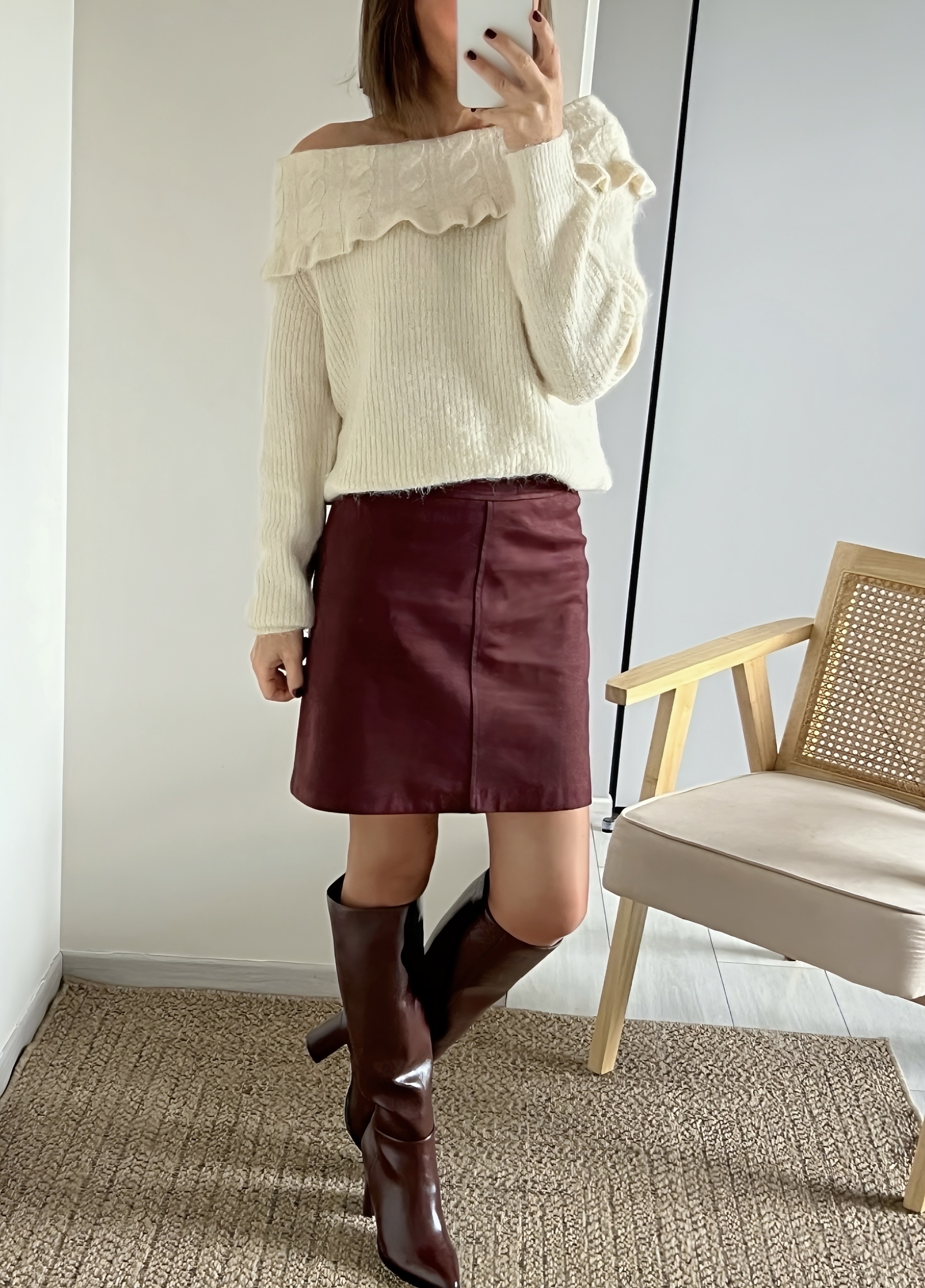jupe laly bordeaux -3