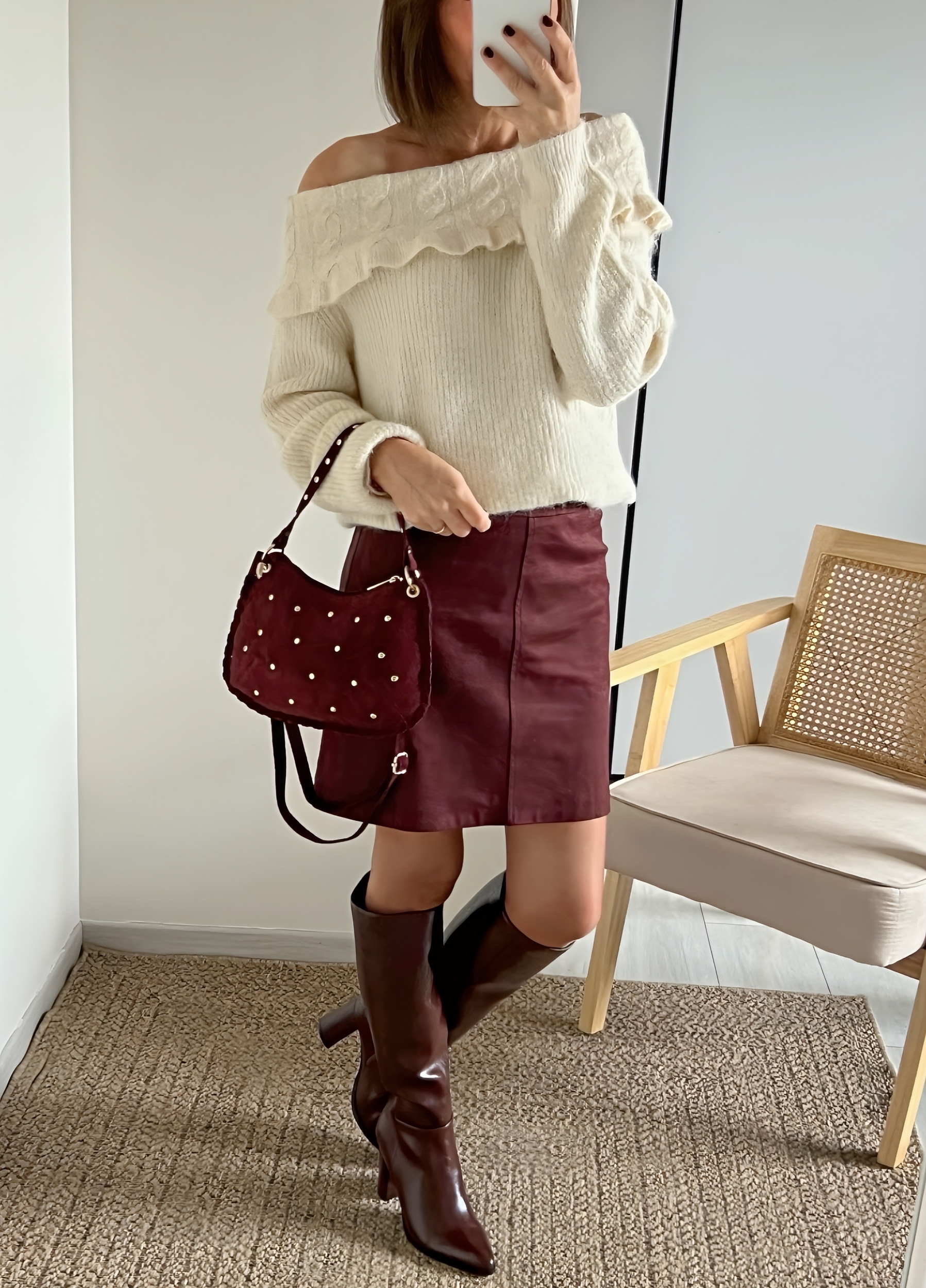 jupe laly bordeaux -4