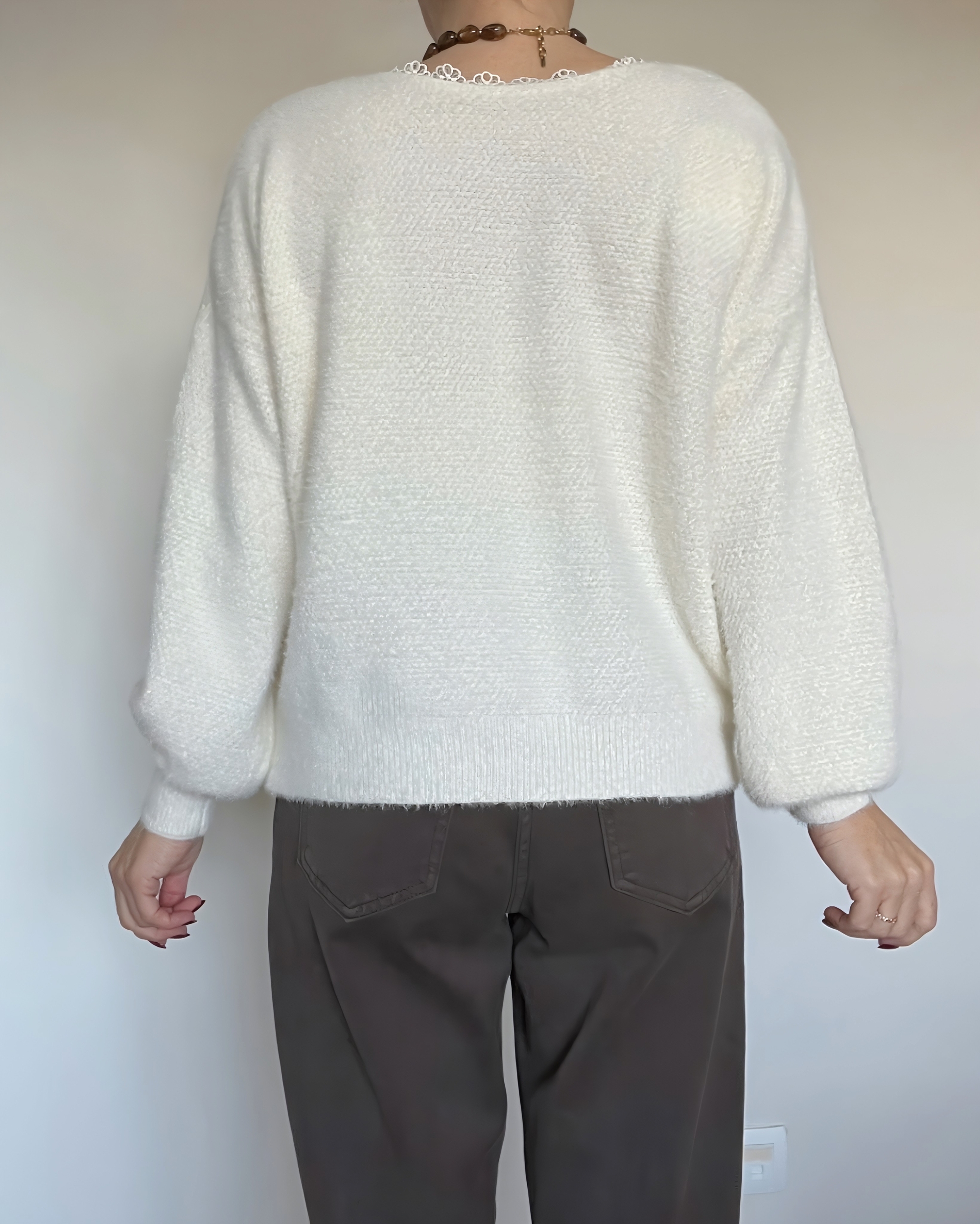 le pull billie creme -7