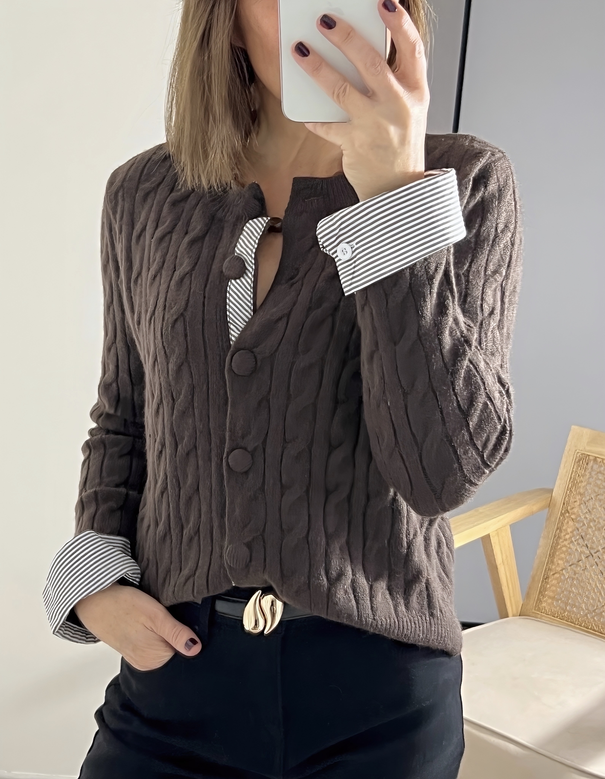 gilet pablo choco -4