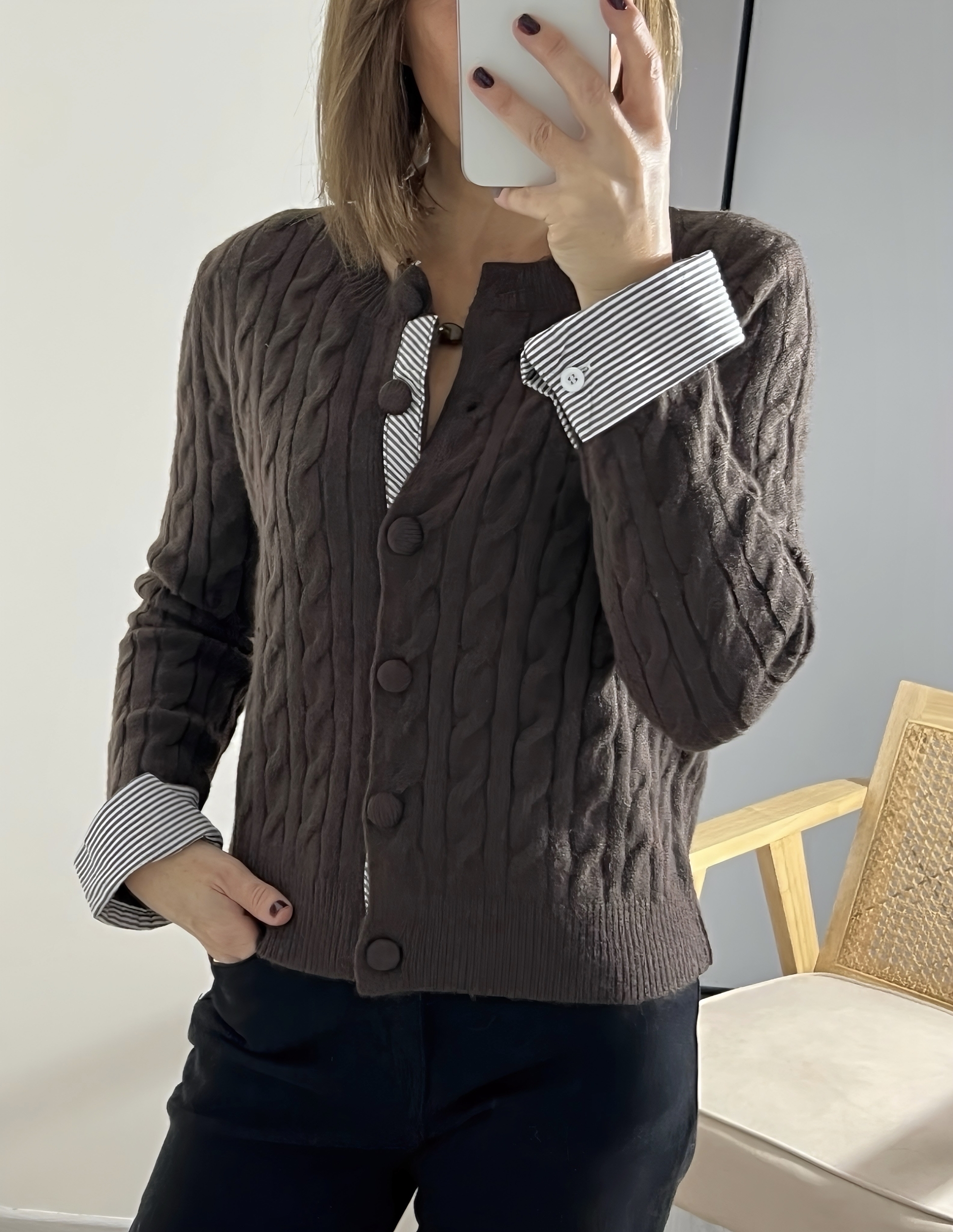 gilet pablo choco -5