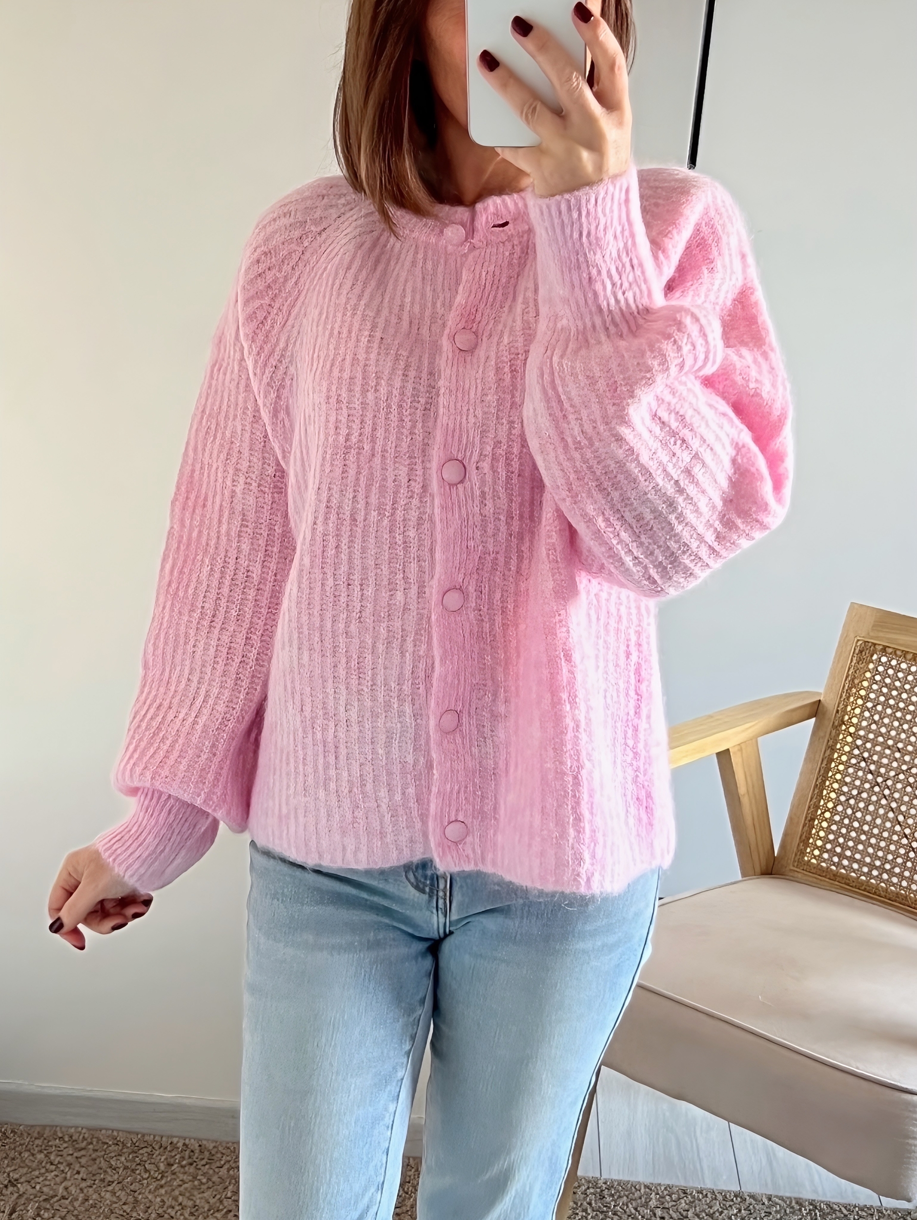 le gilet charly rose -6