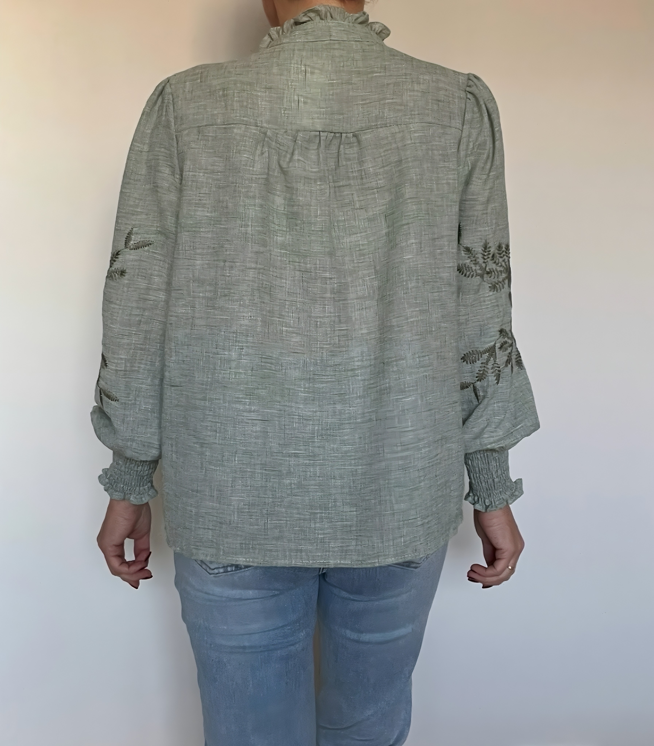 la blouse betty kaki -7