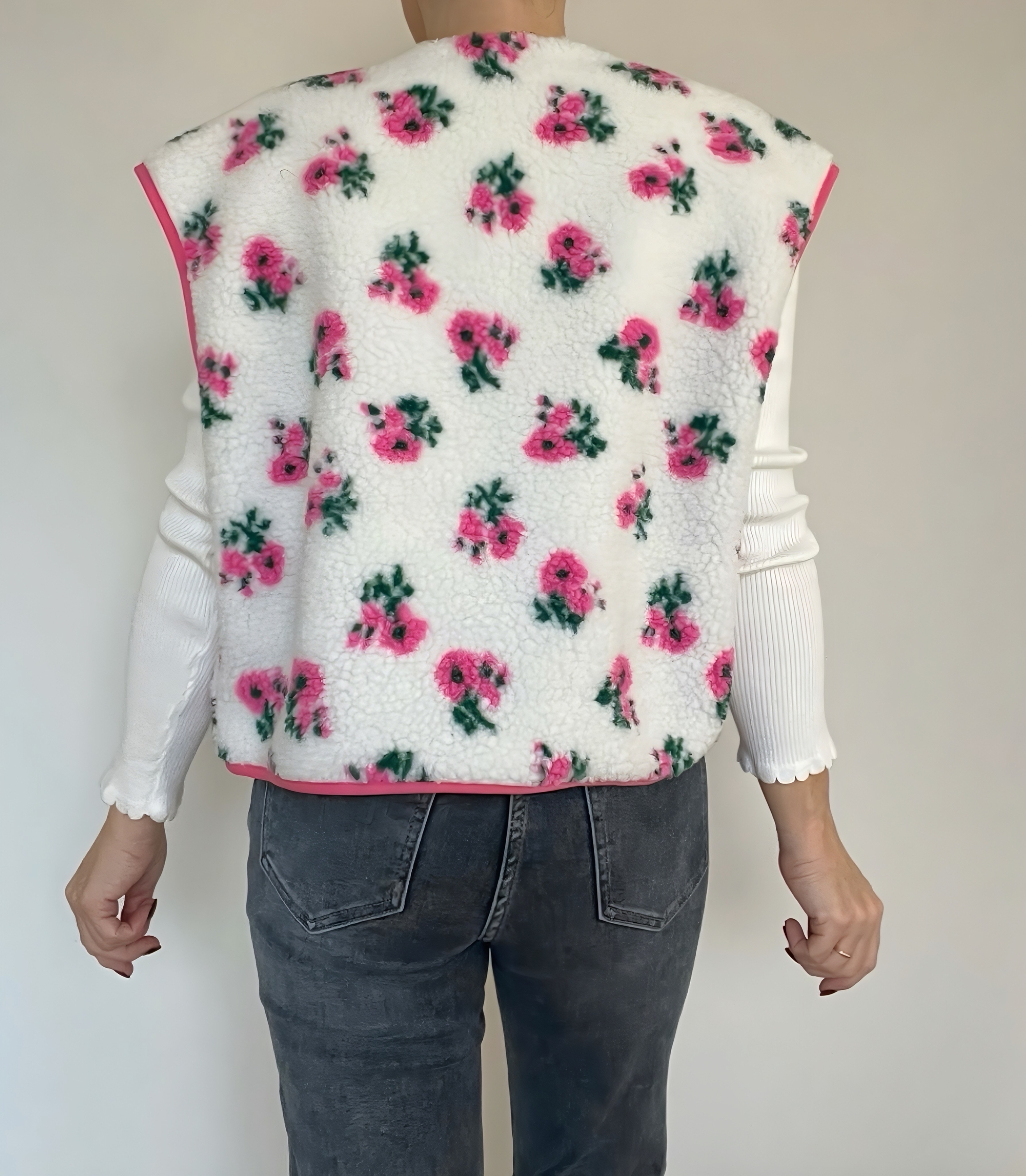 le gilet flower -6