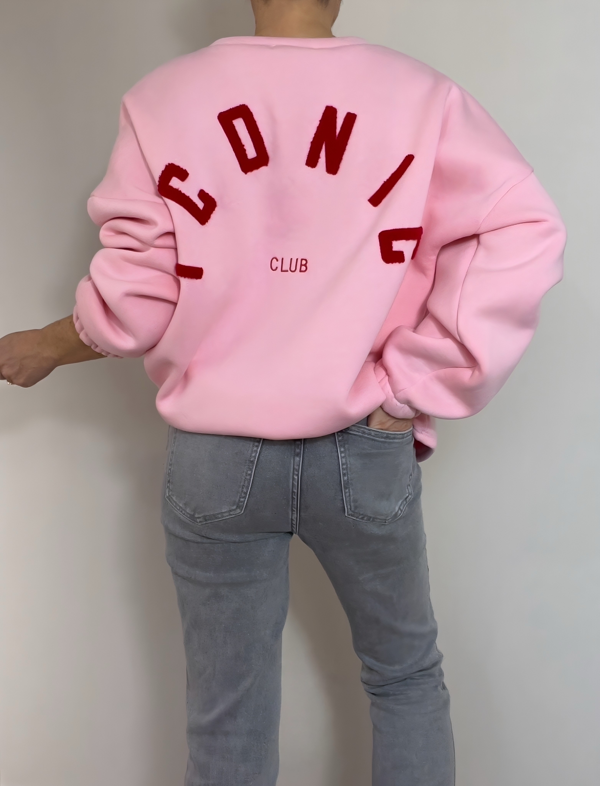 le sweat iconic rose -1