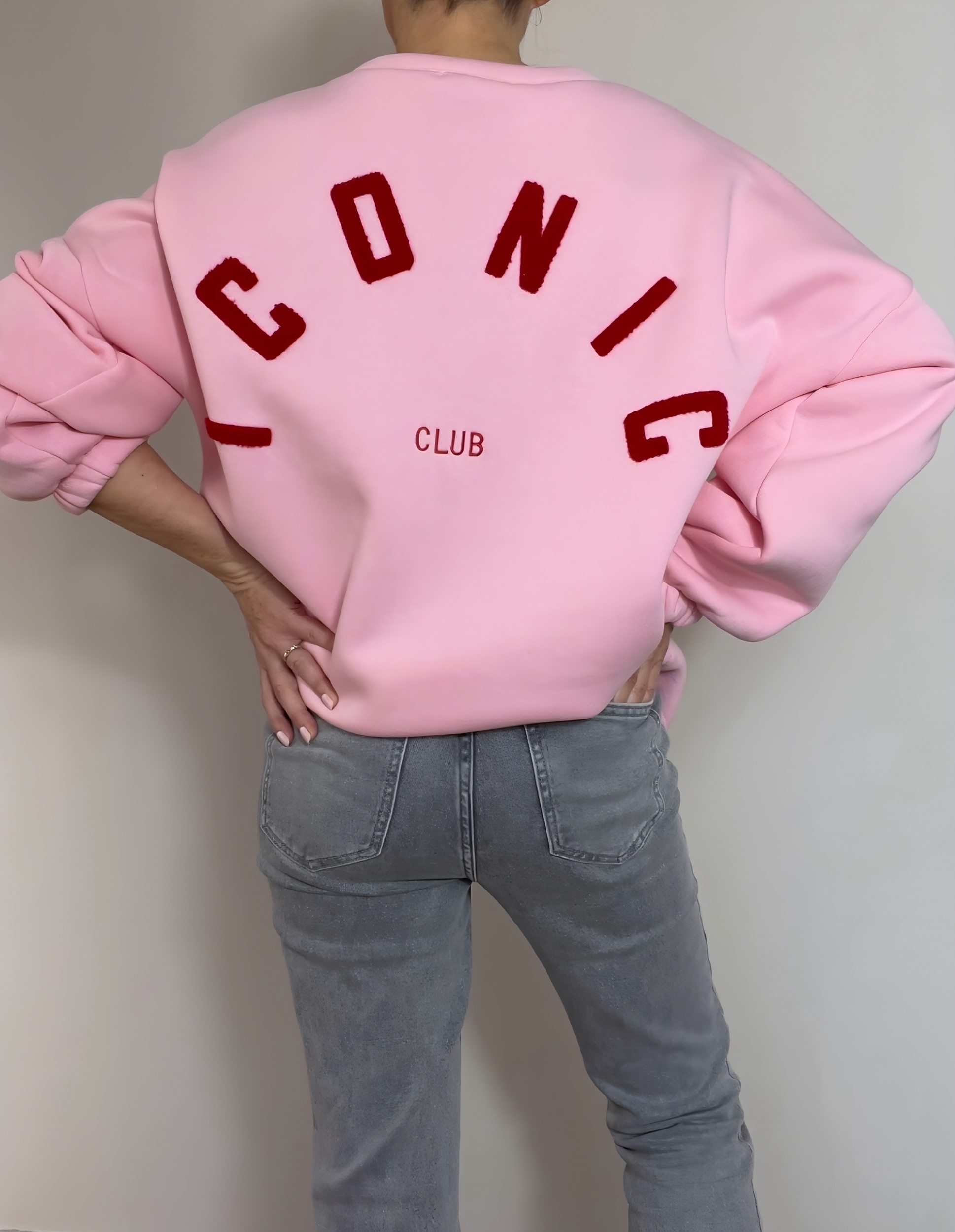 le sweat iconic rose -3