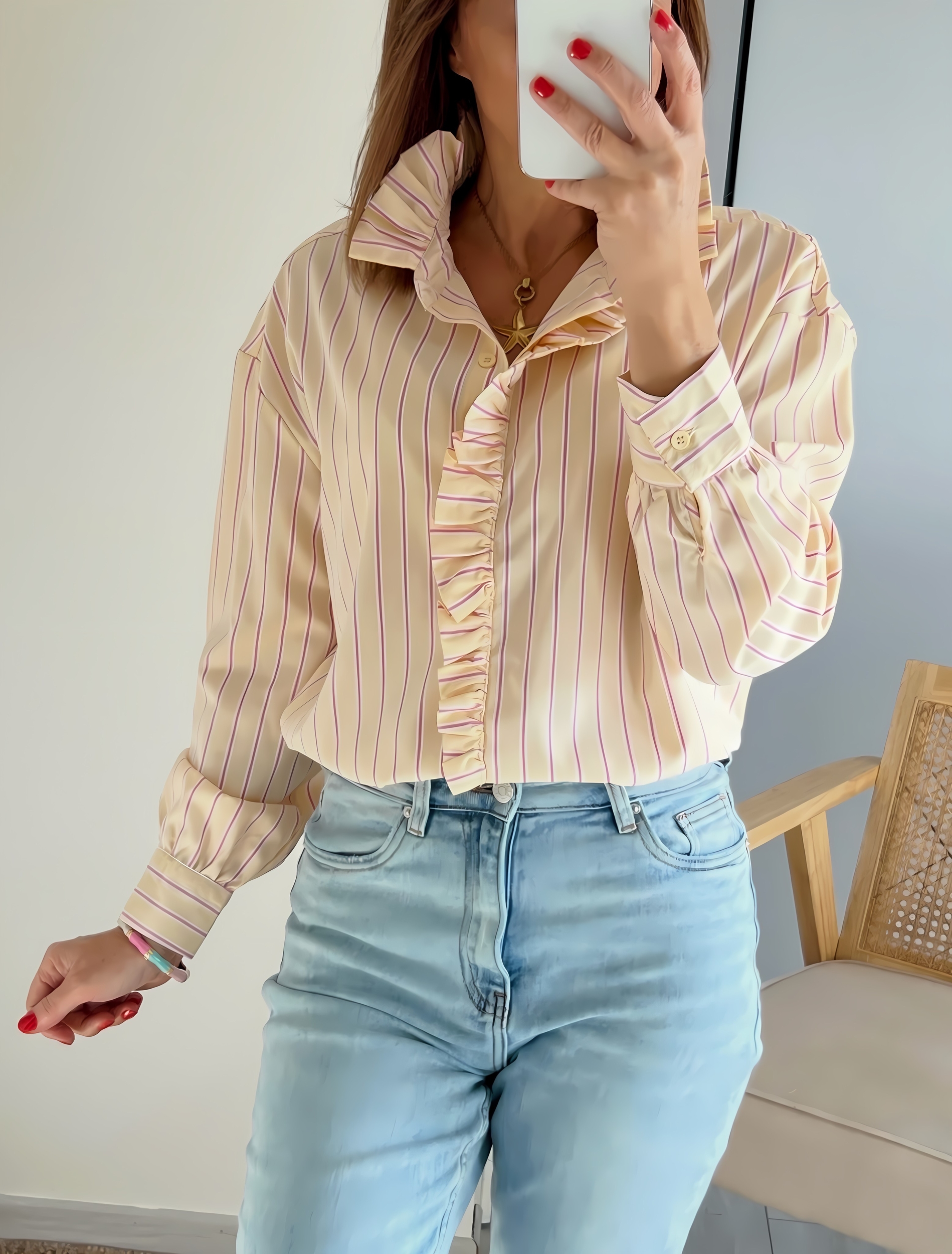 la chemise alma jaune -2