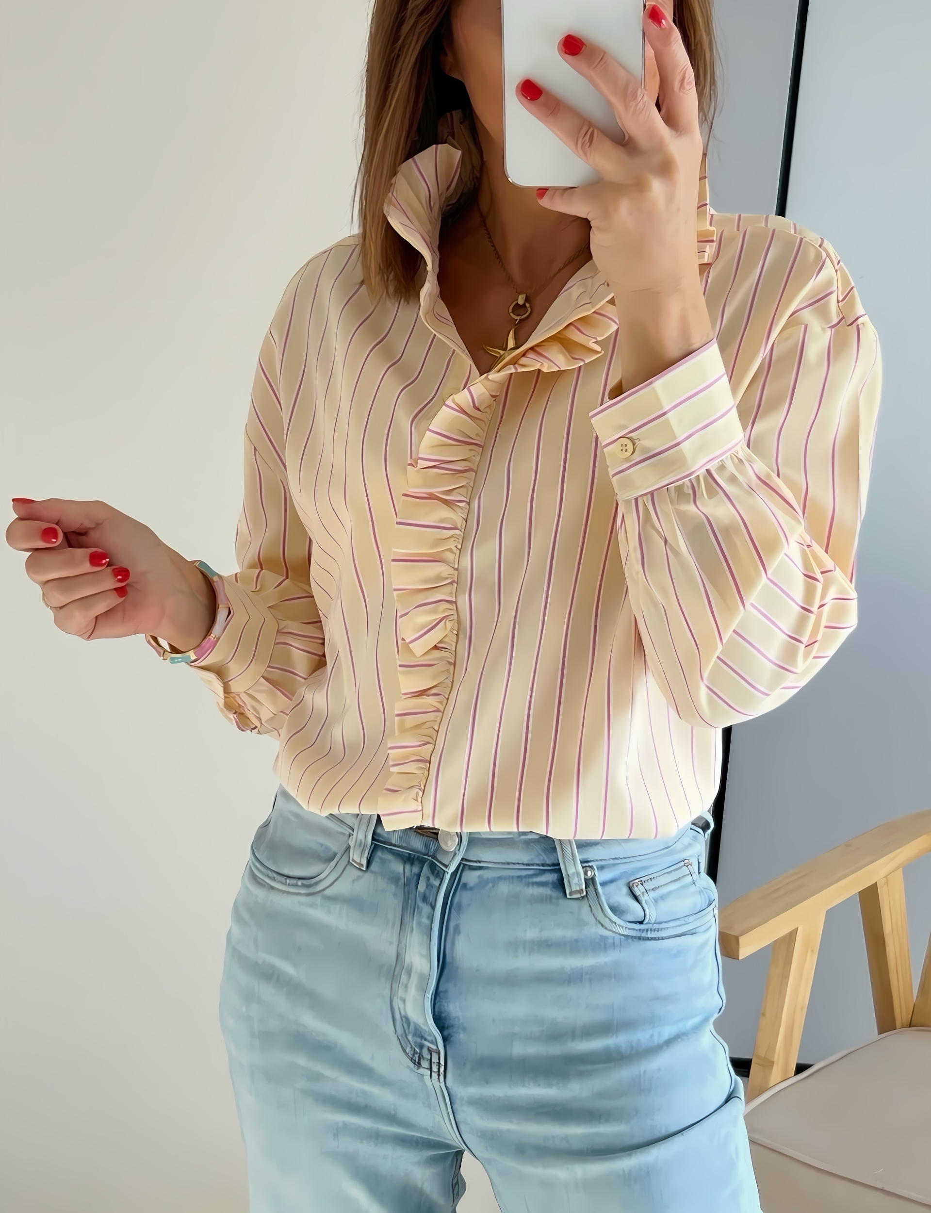 la chemise alma jaune -3