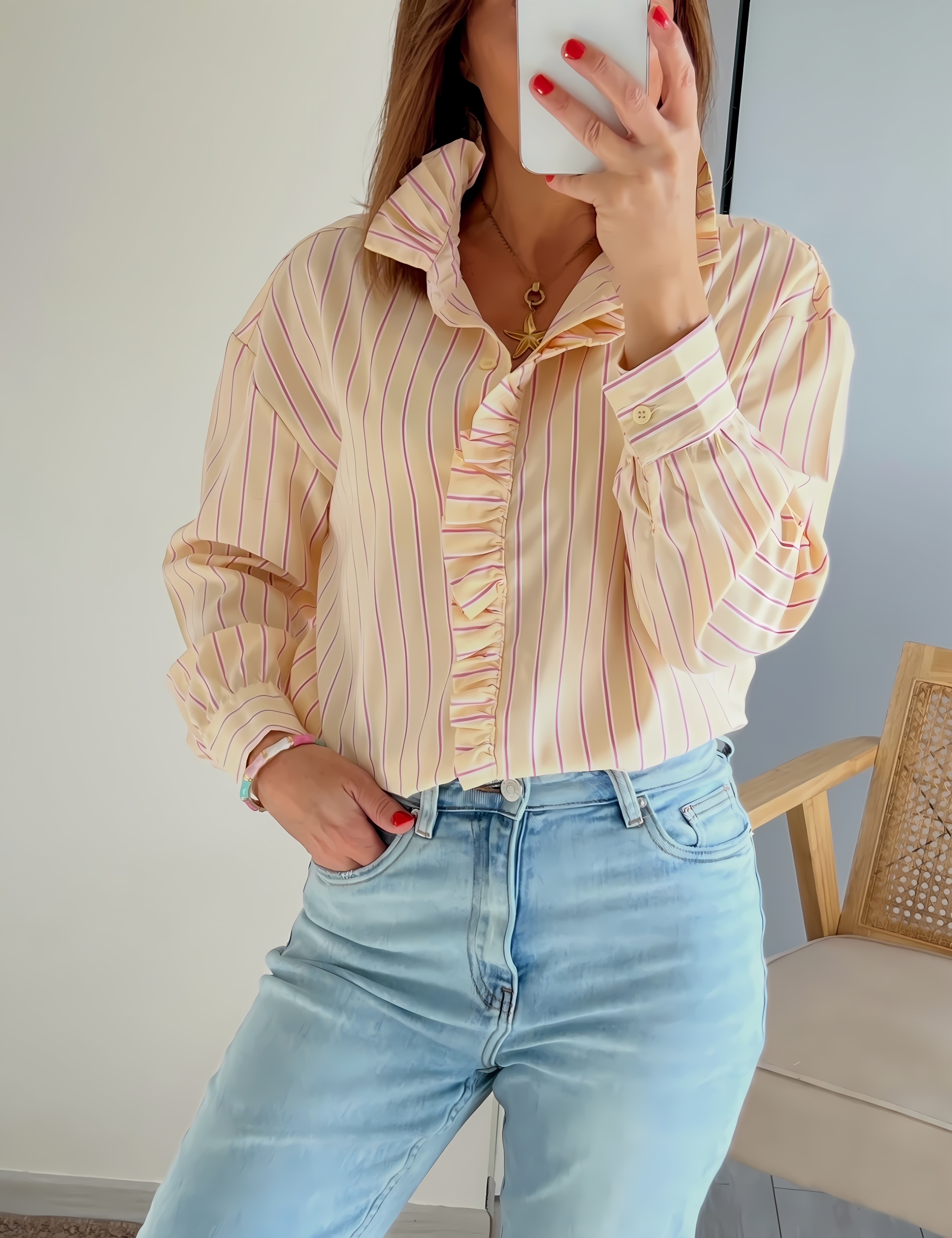 la chemise alma jaune -4