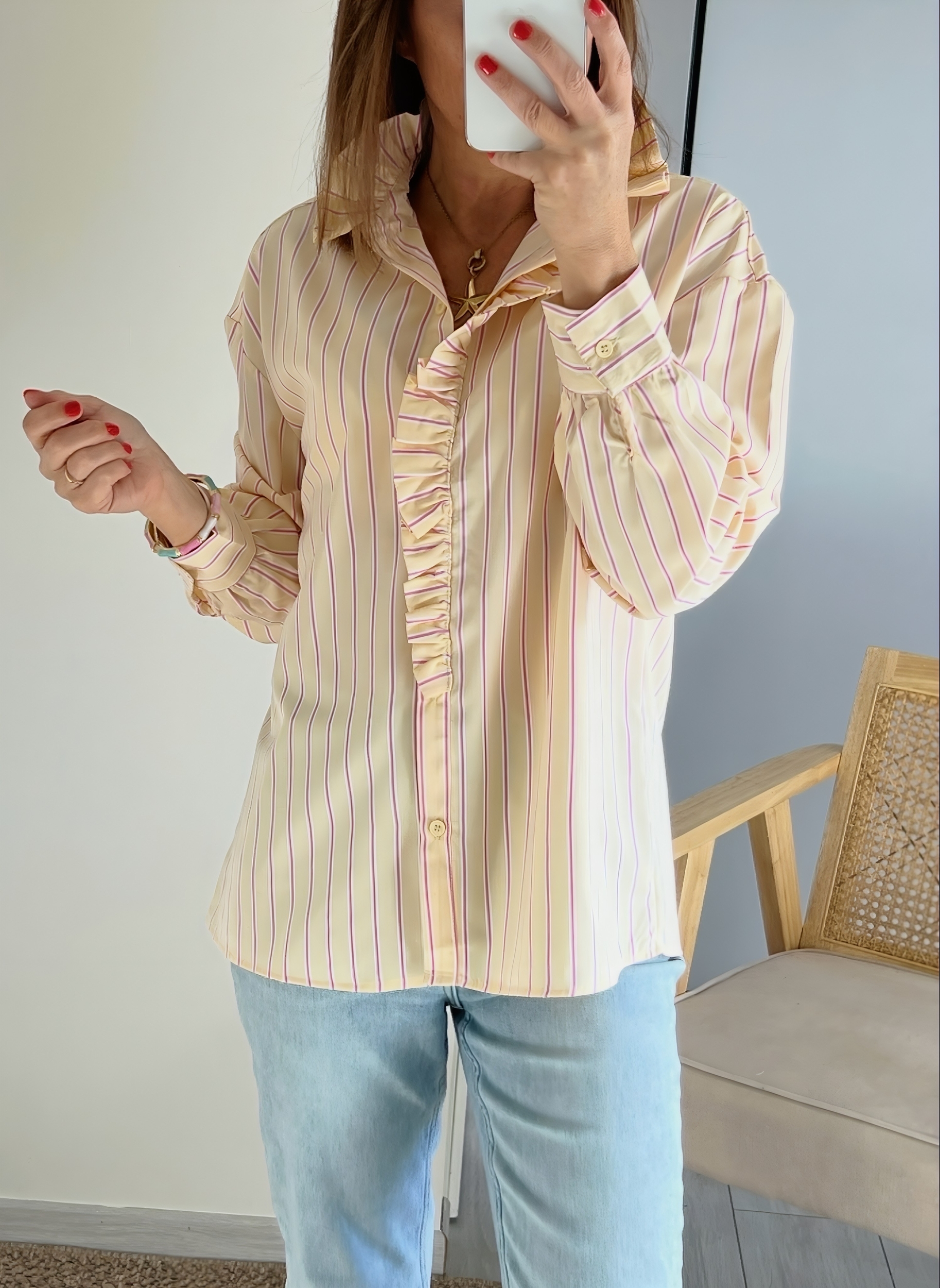 la chemise alma jaune -5