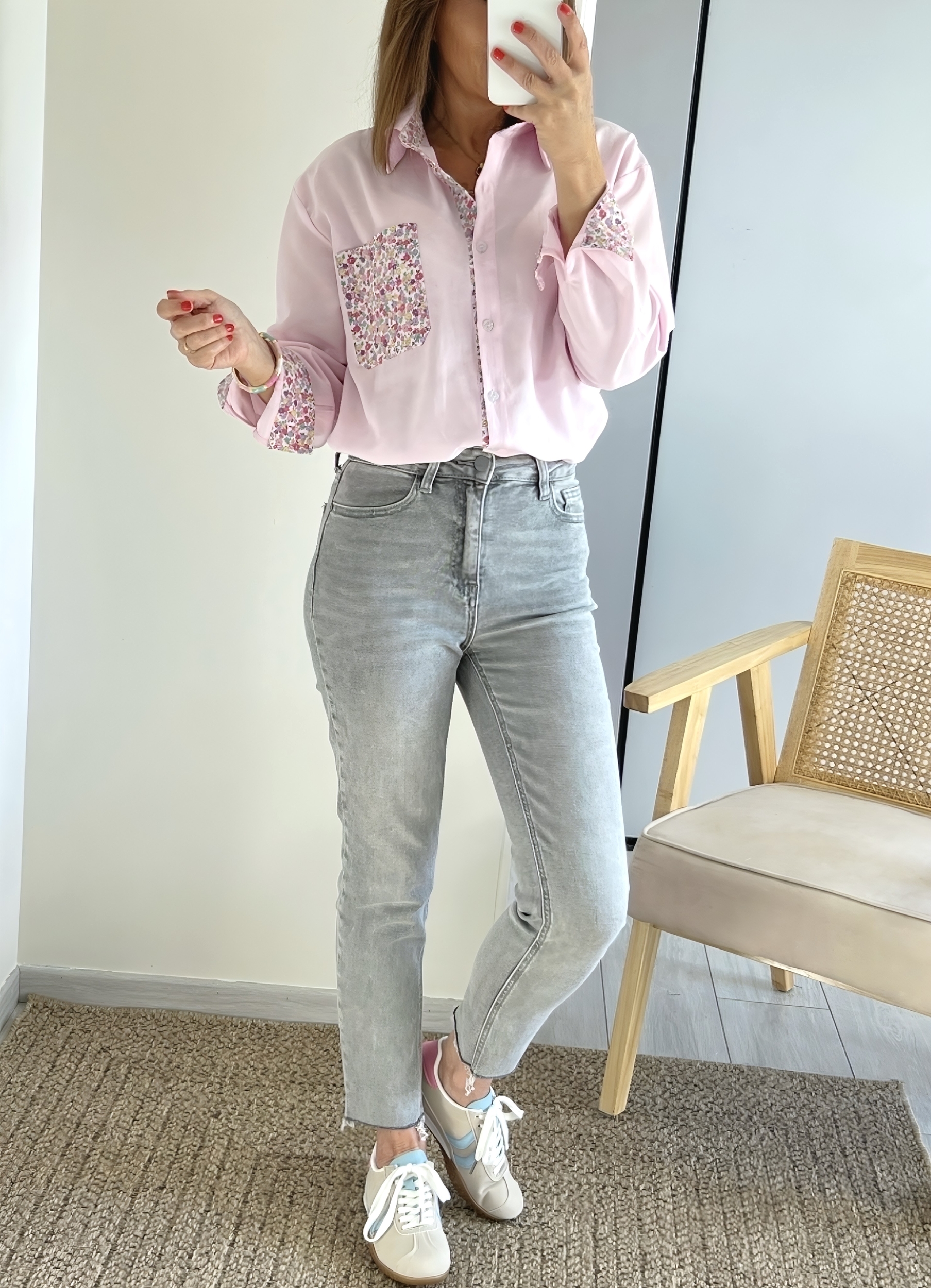 le jean basile gris