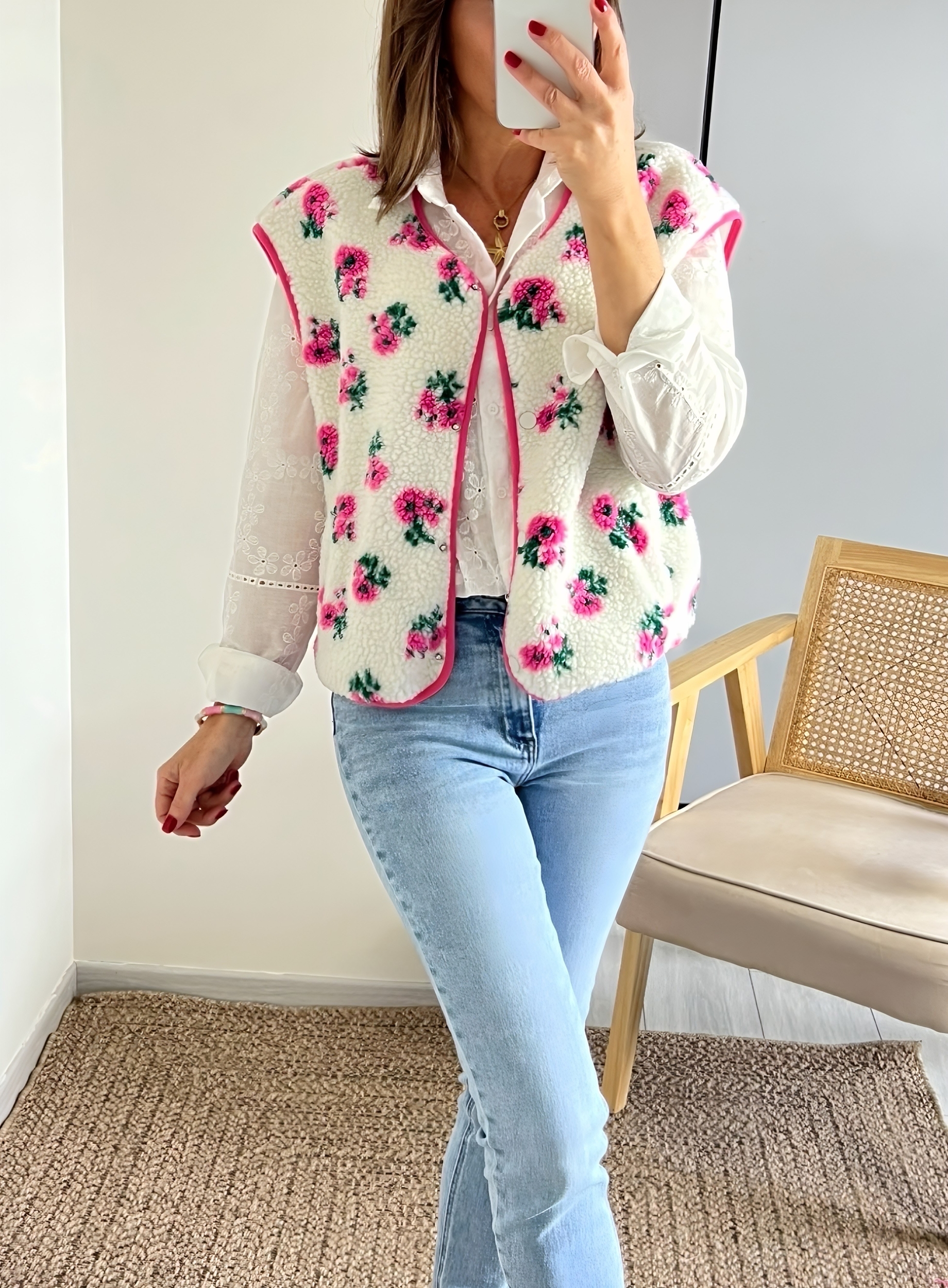 le gilet flower