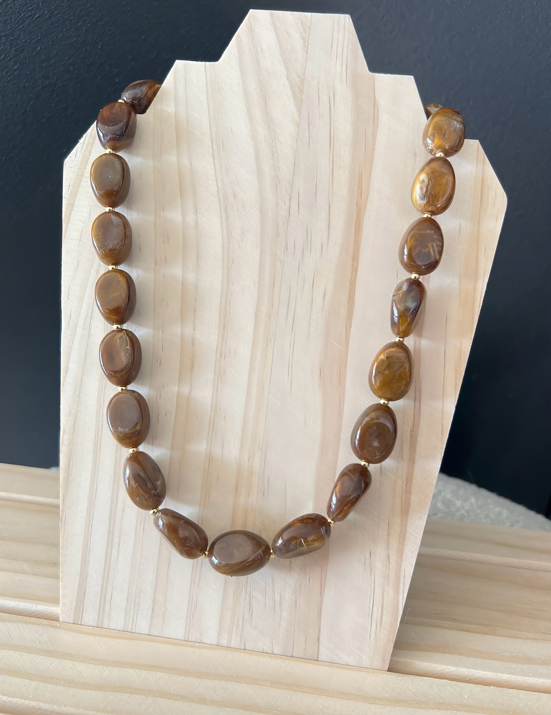 le collier méline choco -1