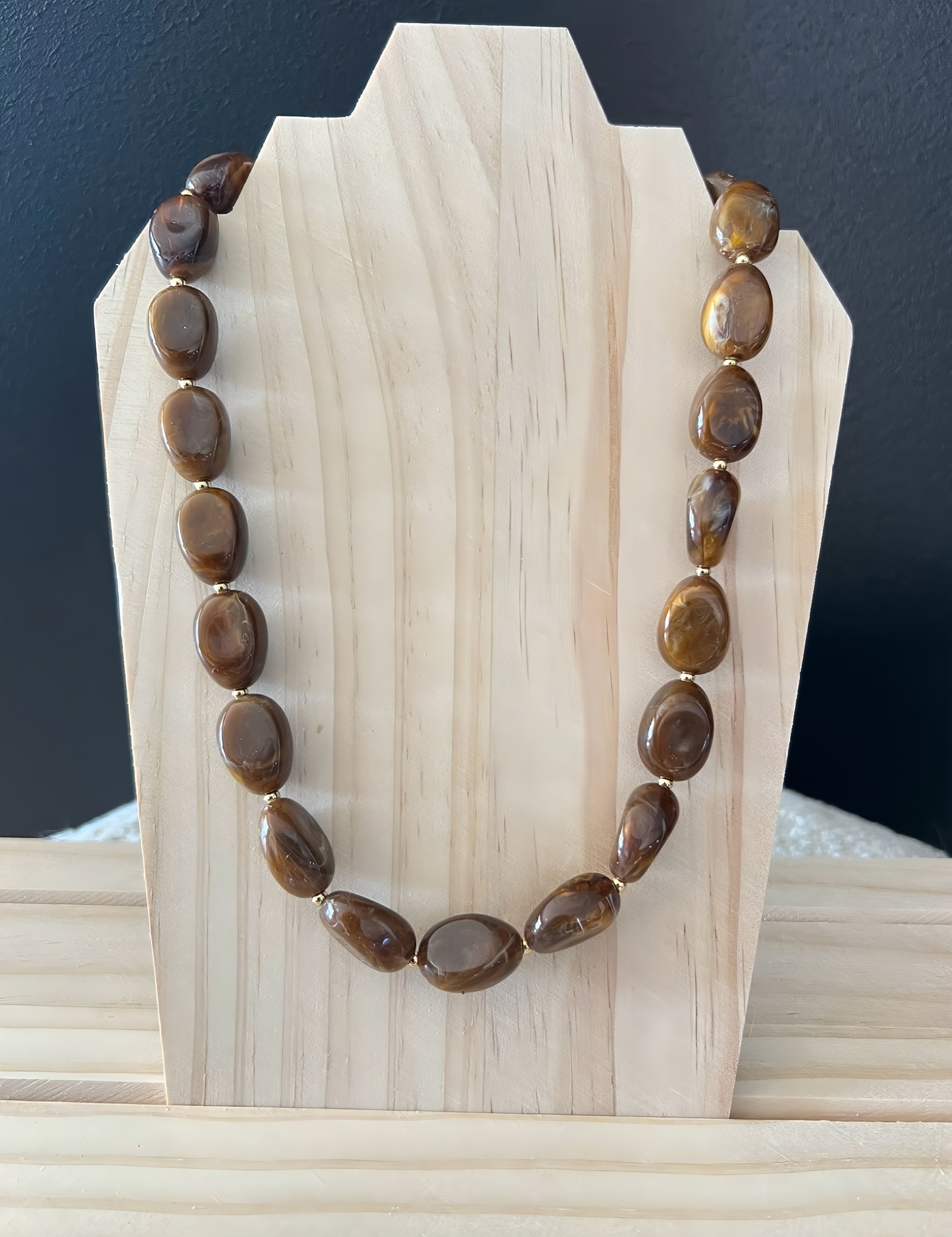 le collier méline choco -2