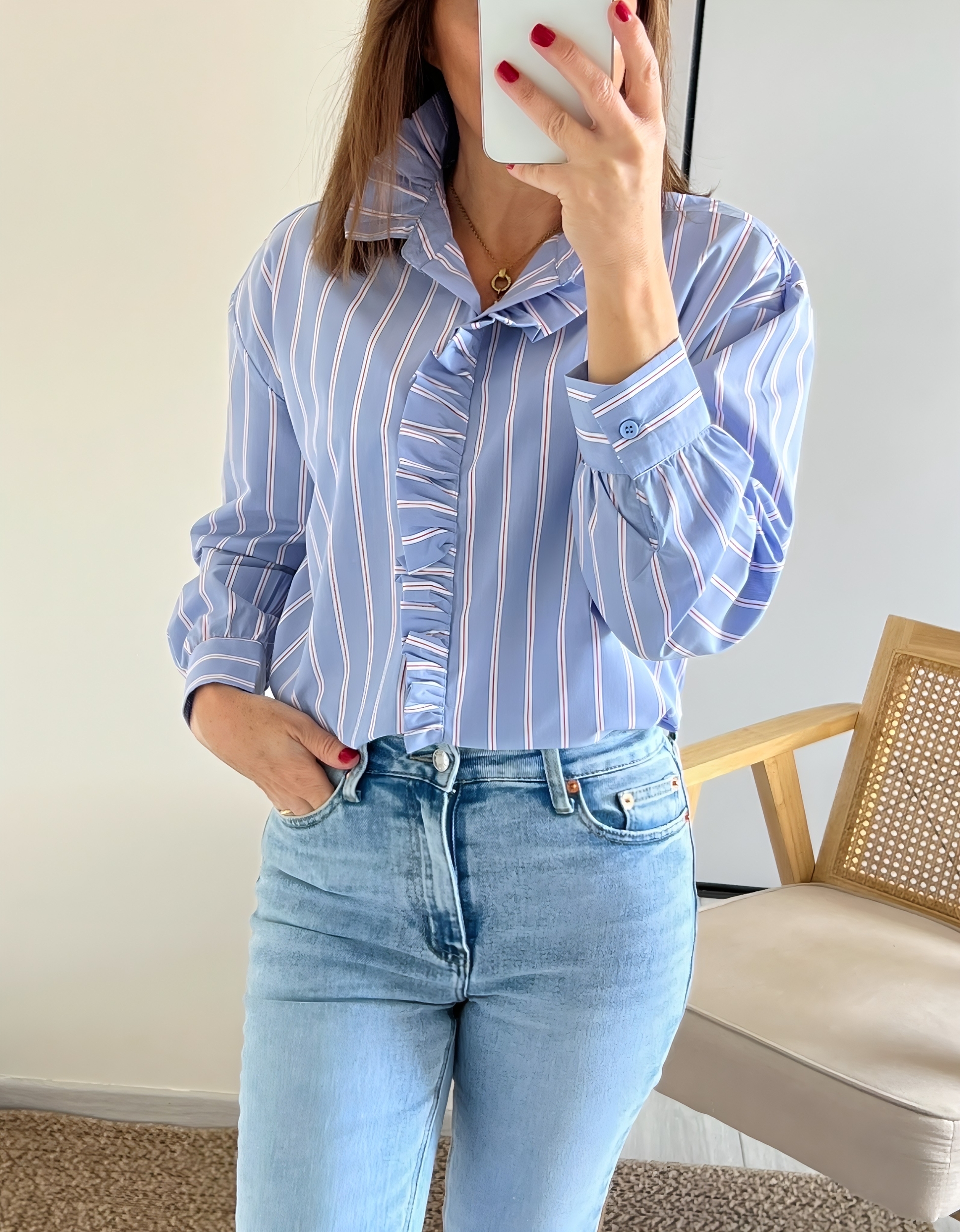 la chemise alma bleue -1