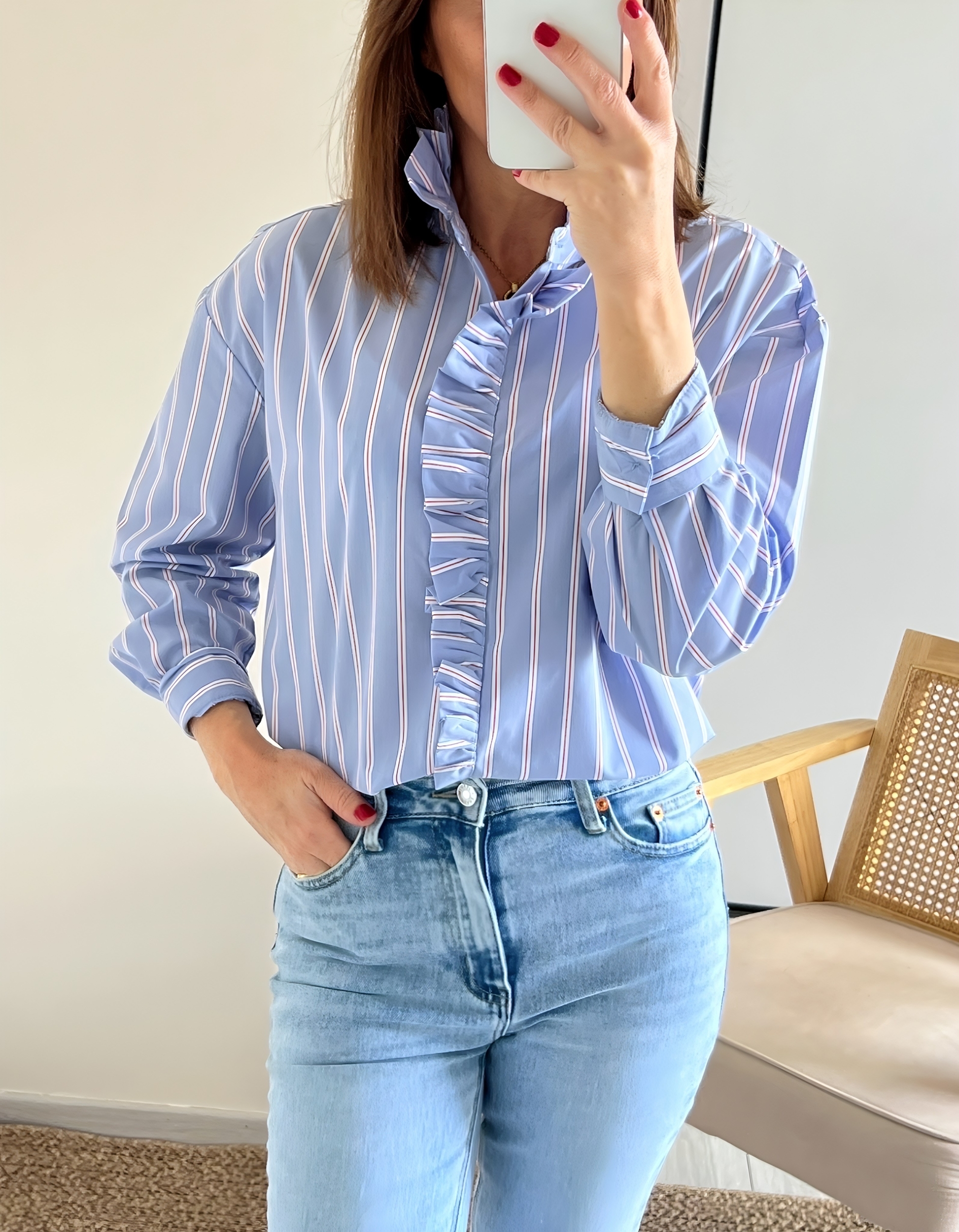 la chemise alma bleue -3
