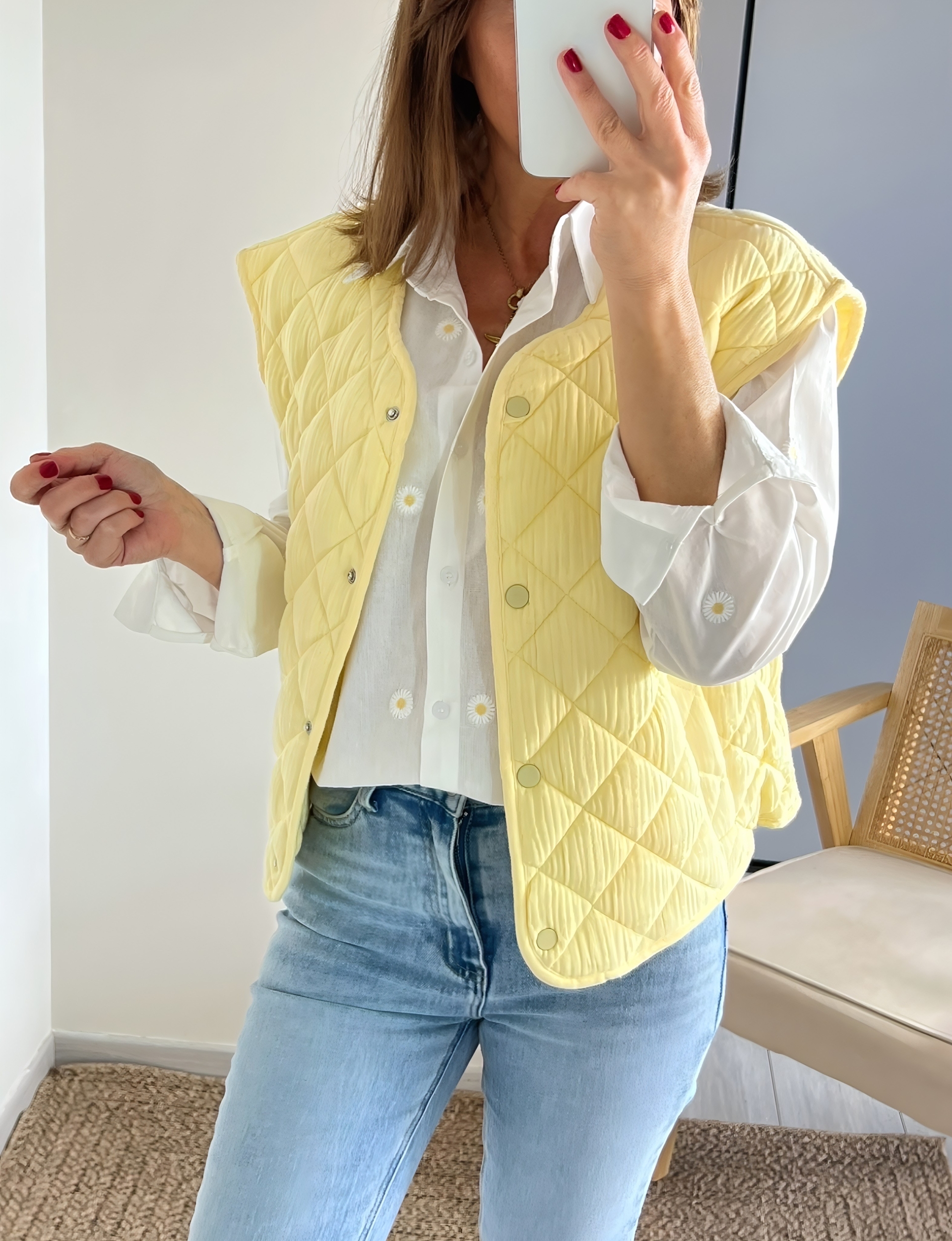 le gilet flavio jaune -1
