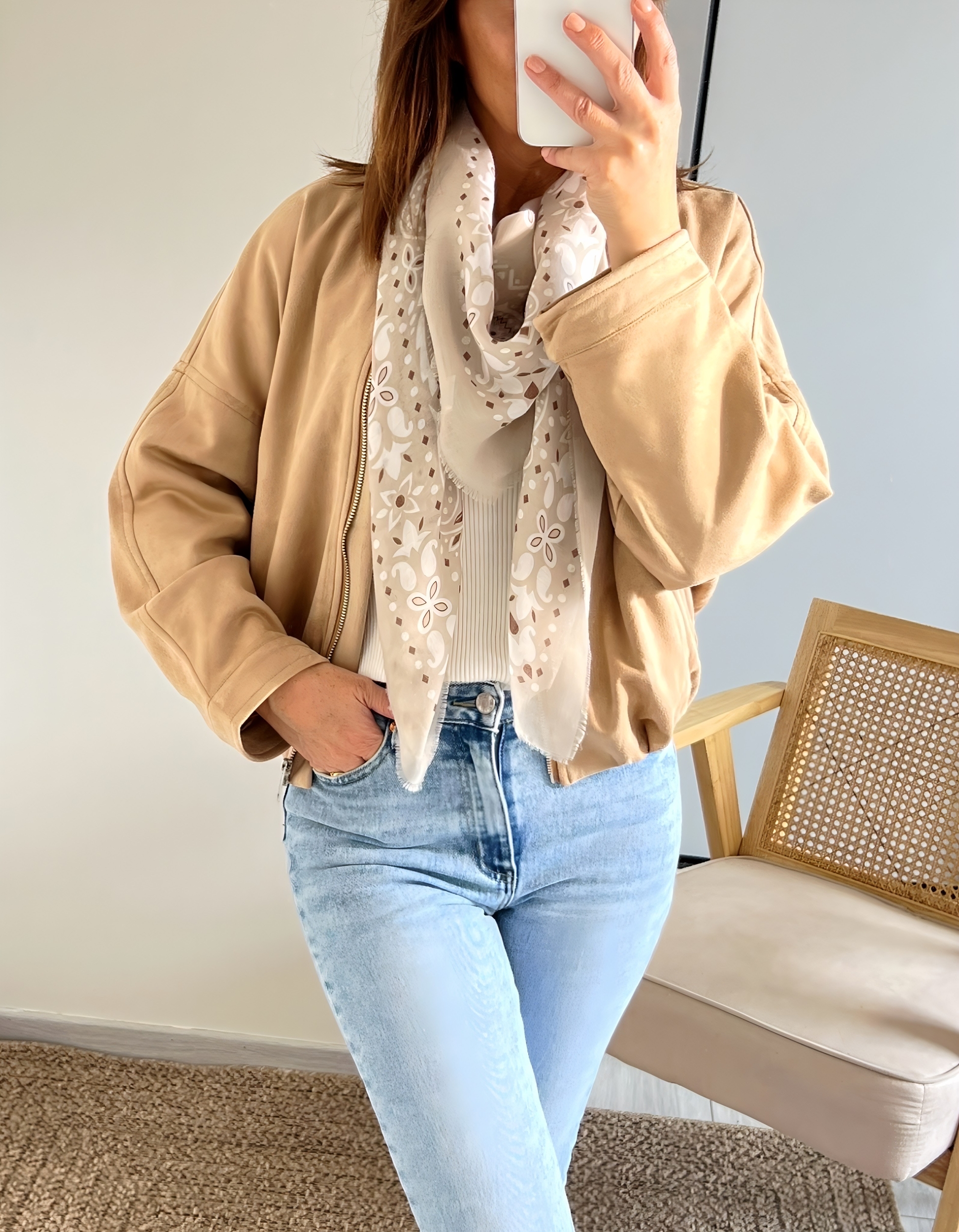 echarpe holly beige -2