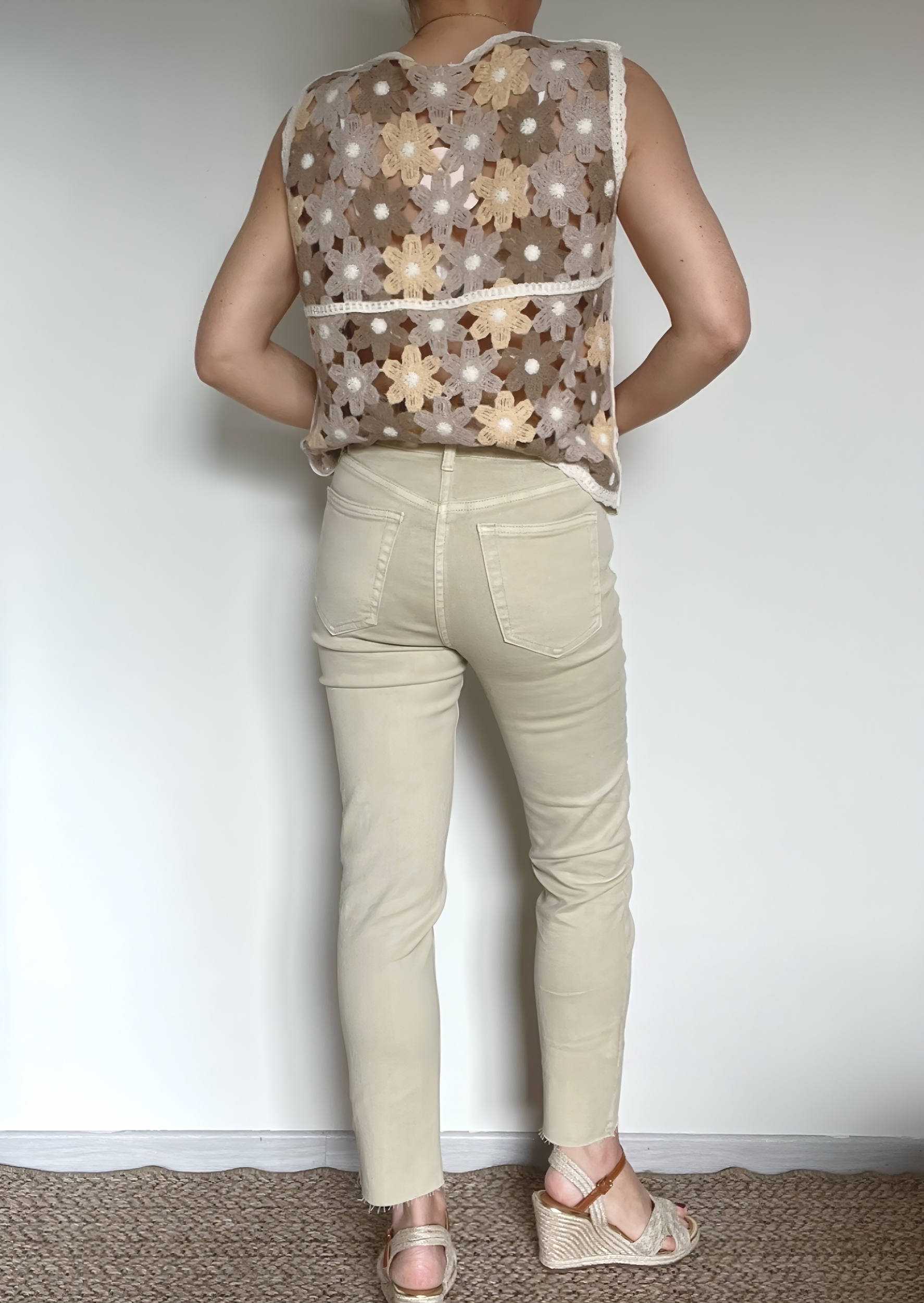 le jean harvey beige -5