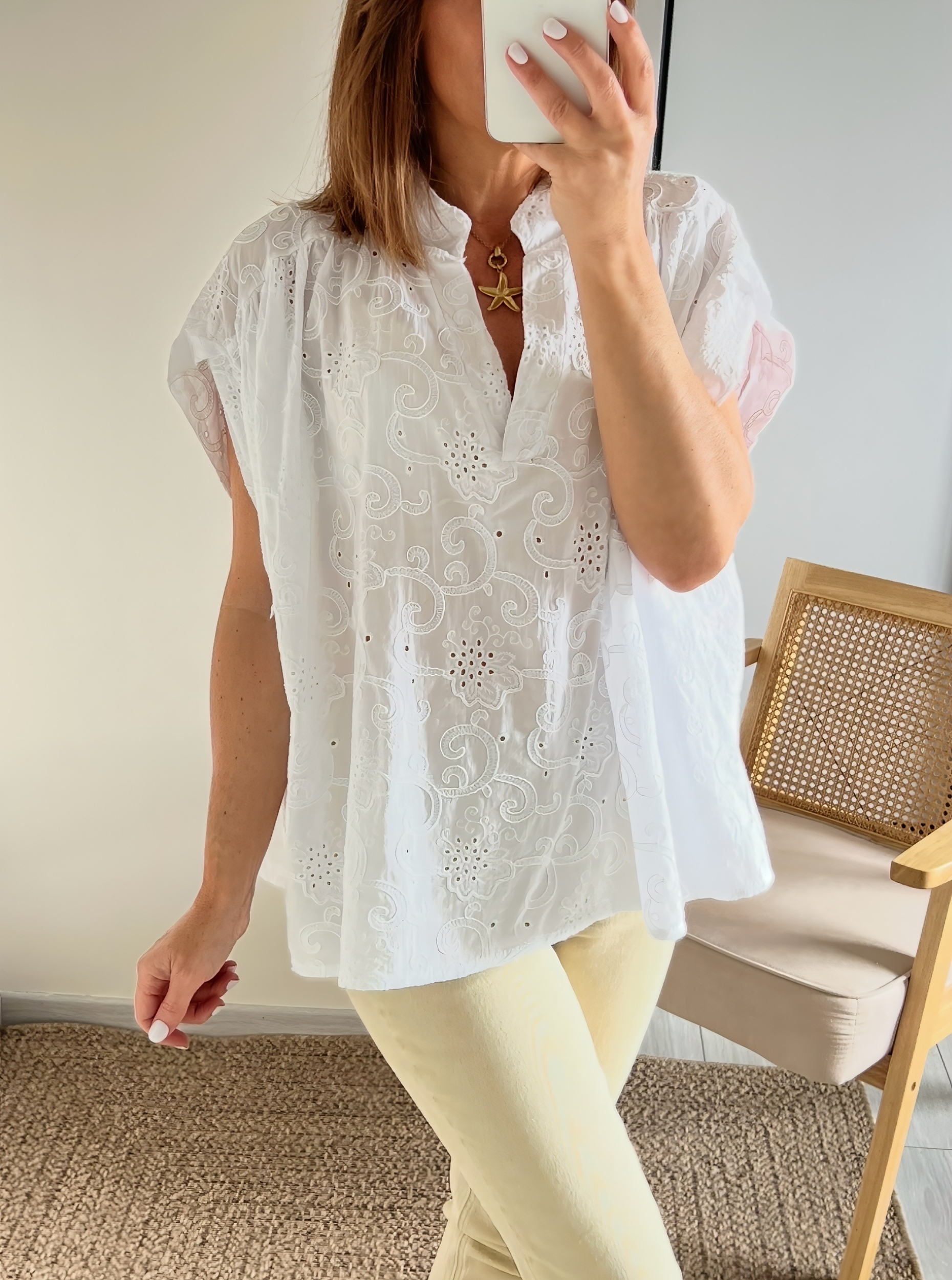 la blouse solya blanche -5