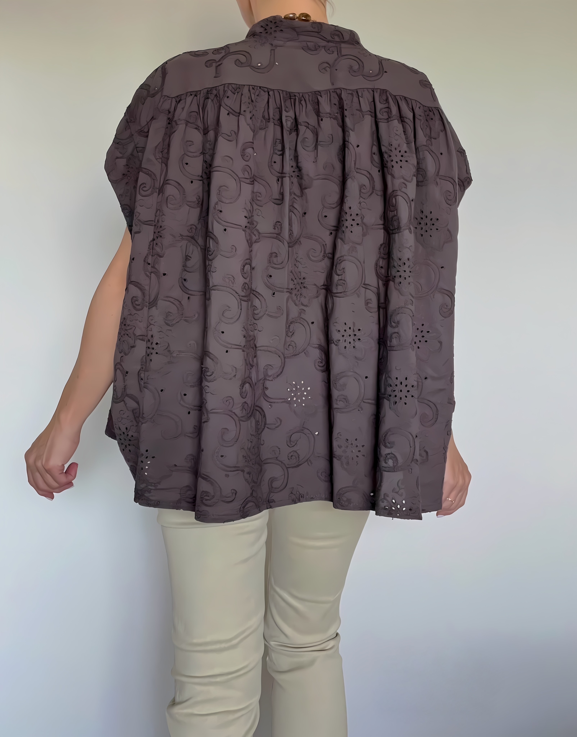 la blouse solya choco -6