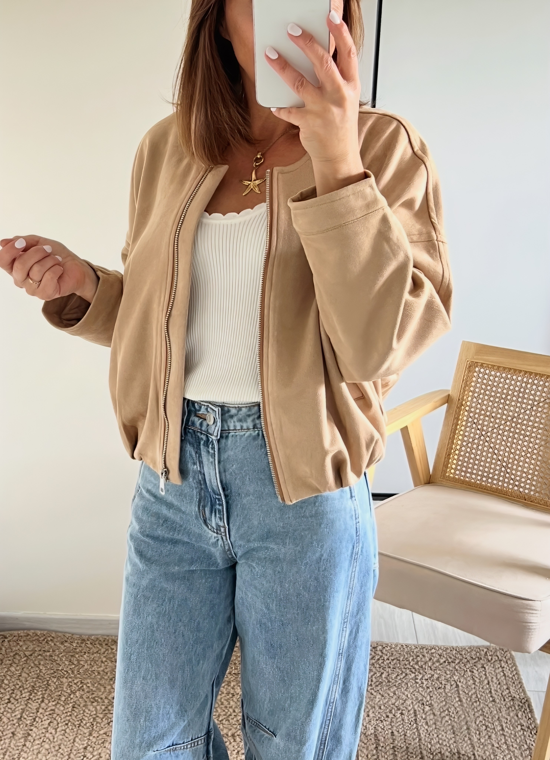 la veste eden beige -1