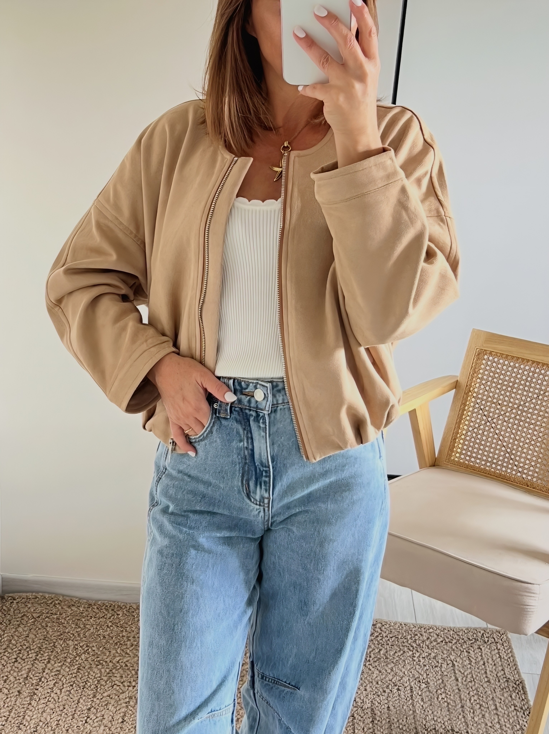 la veste eden beige -2