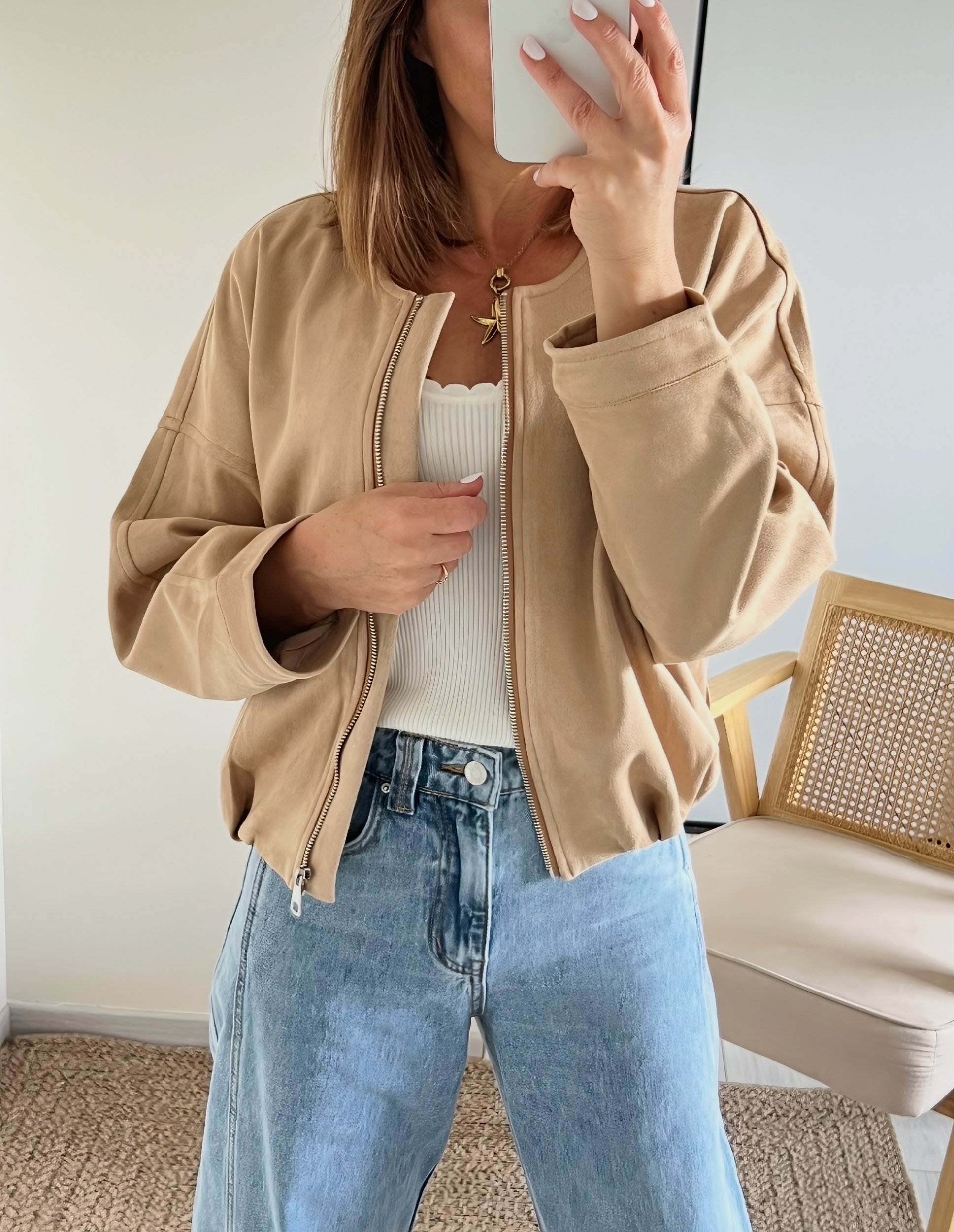 la veste eden beige -4