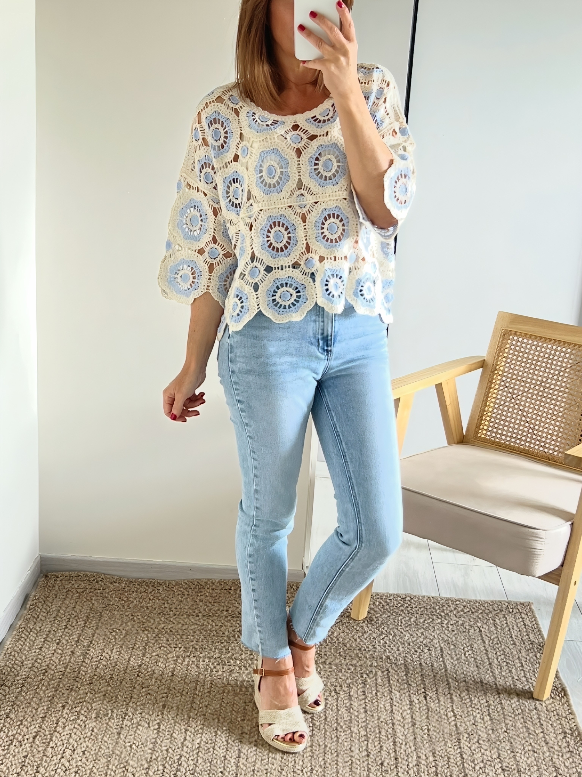 le top magda bleu -2
