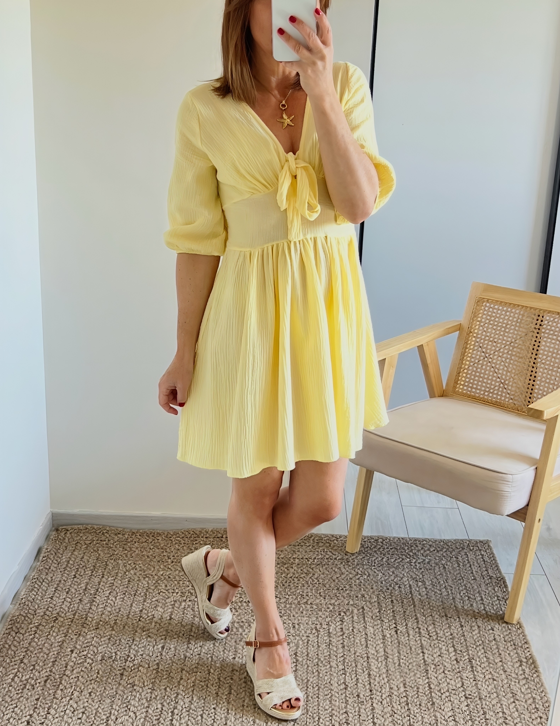 la robe stella jaune -1