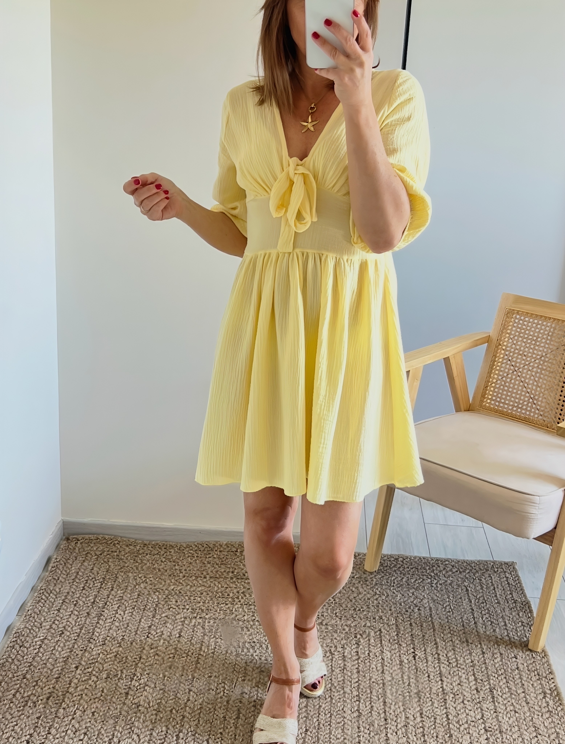 la robe stella jaune -2