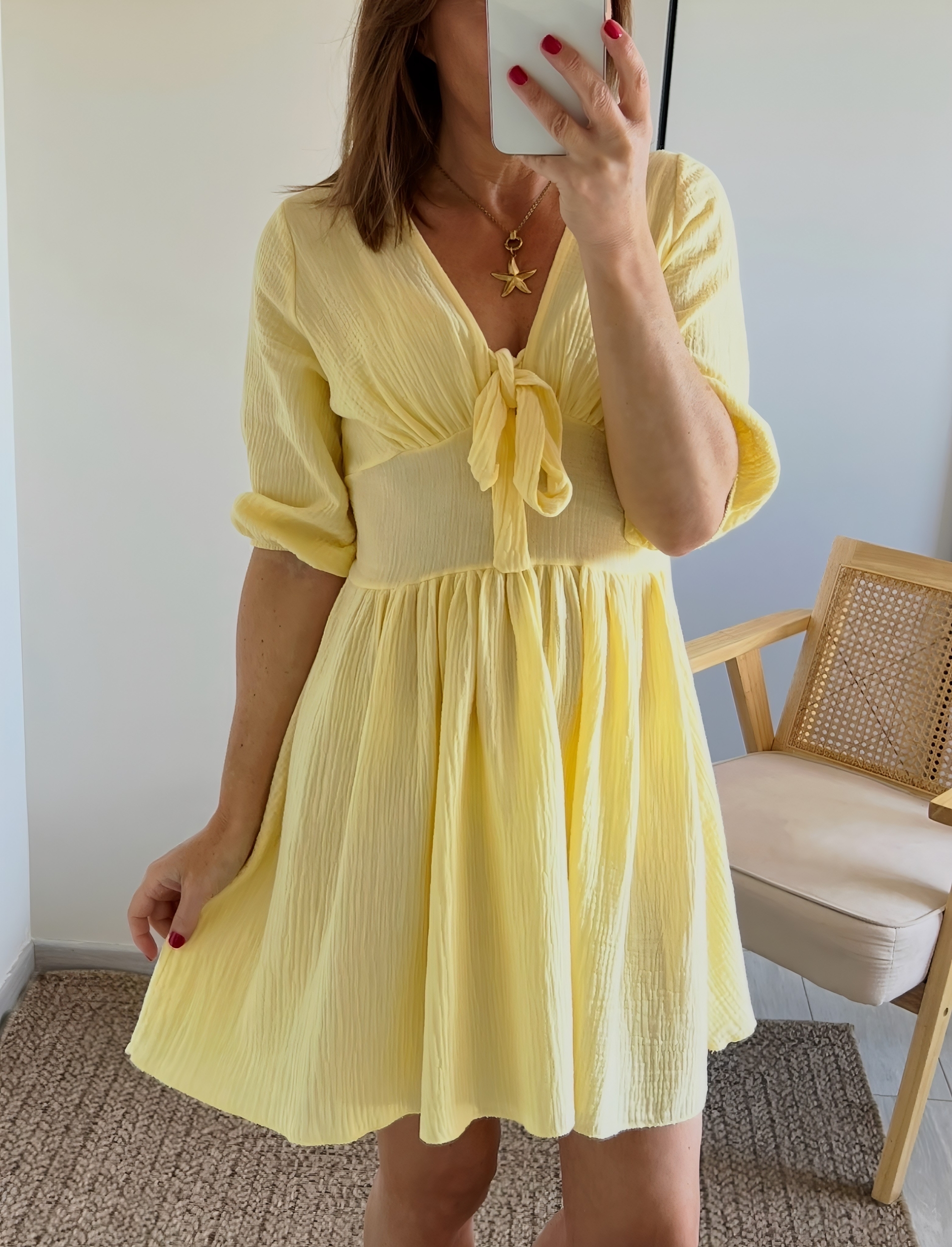 la robe stella jaune  -3