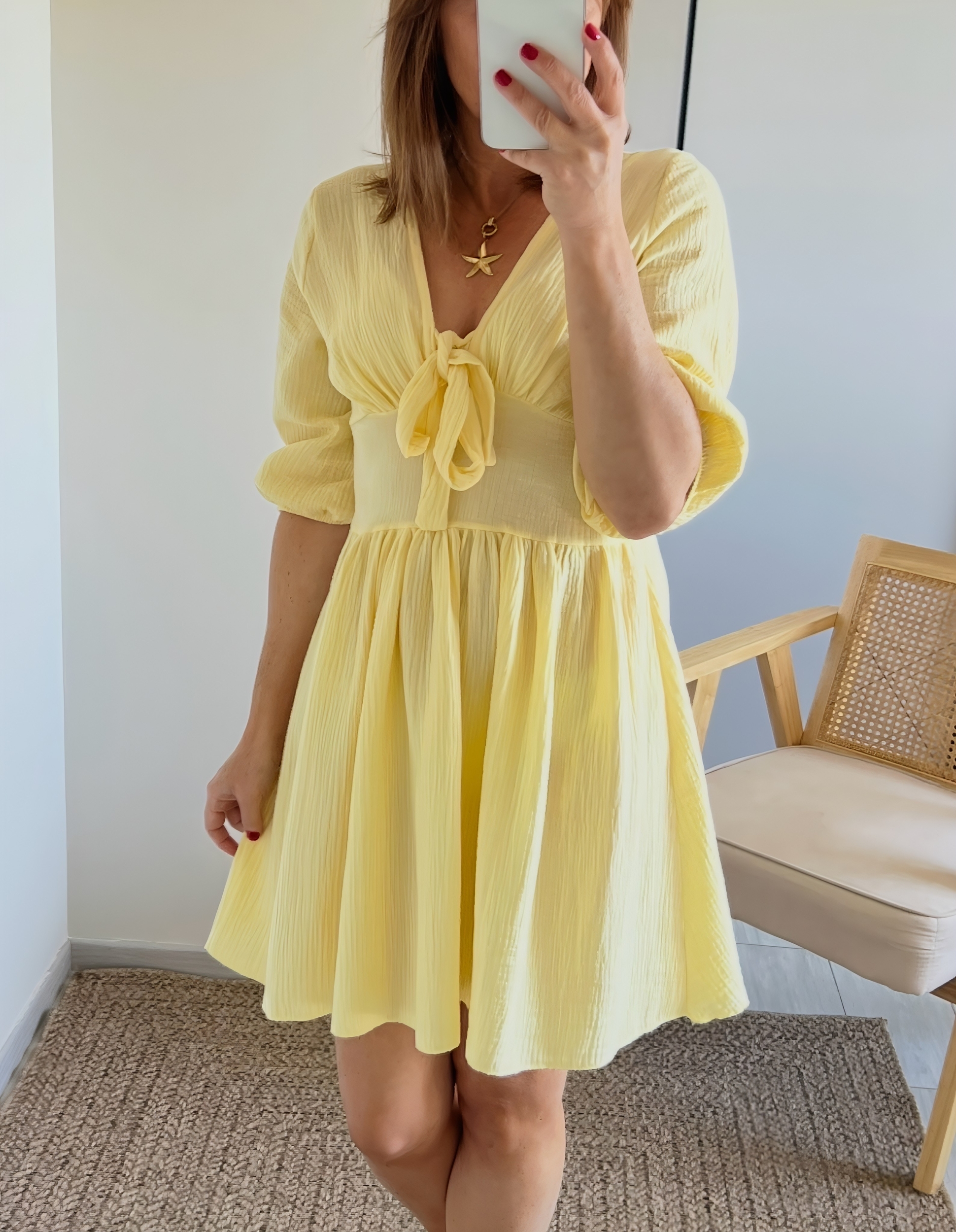 la robe stella jaune -4