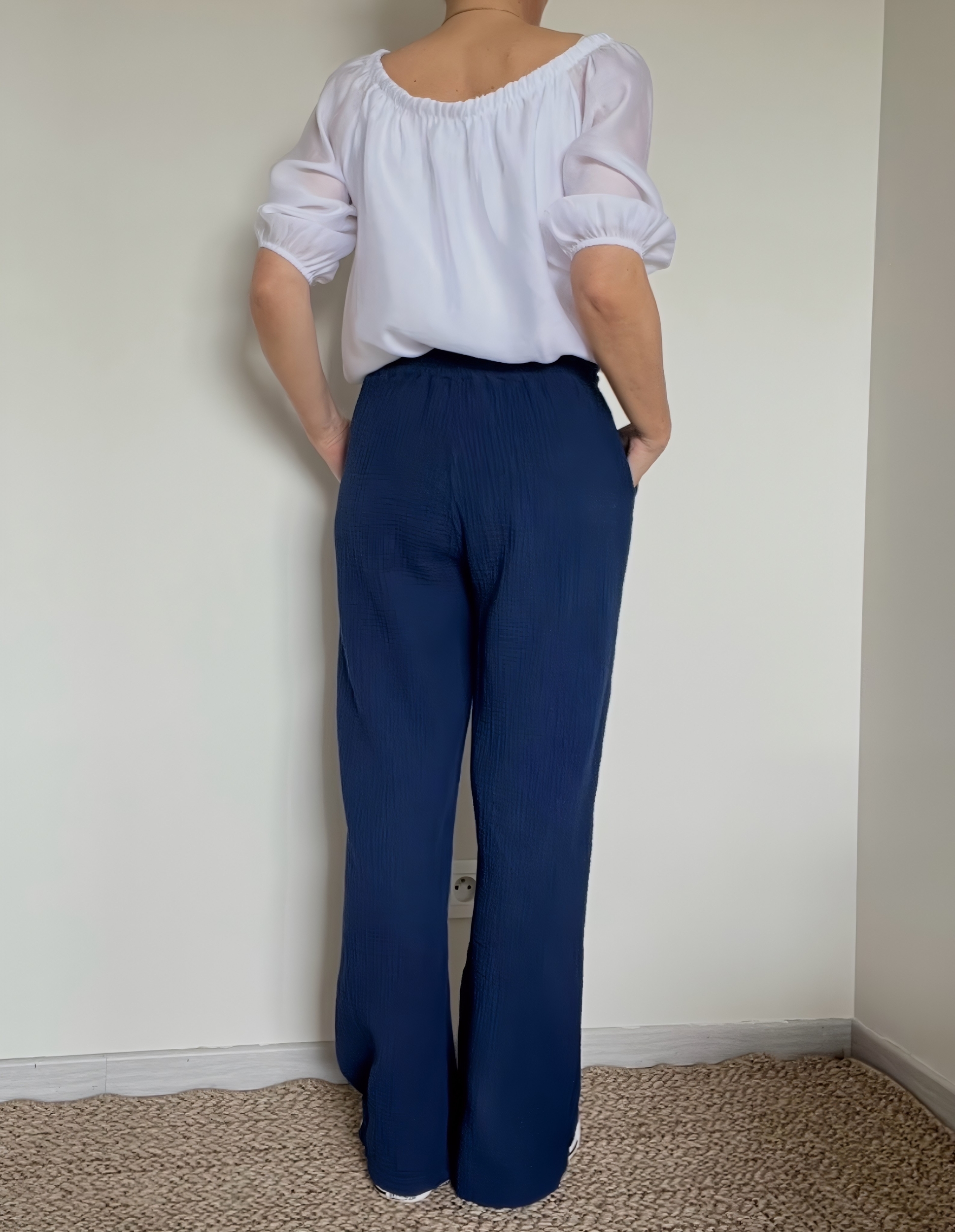 le pantalon noe marine -6