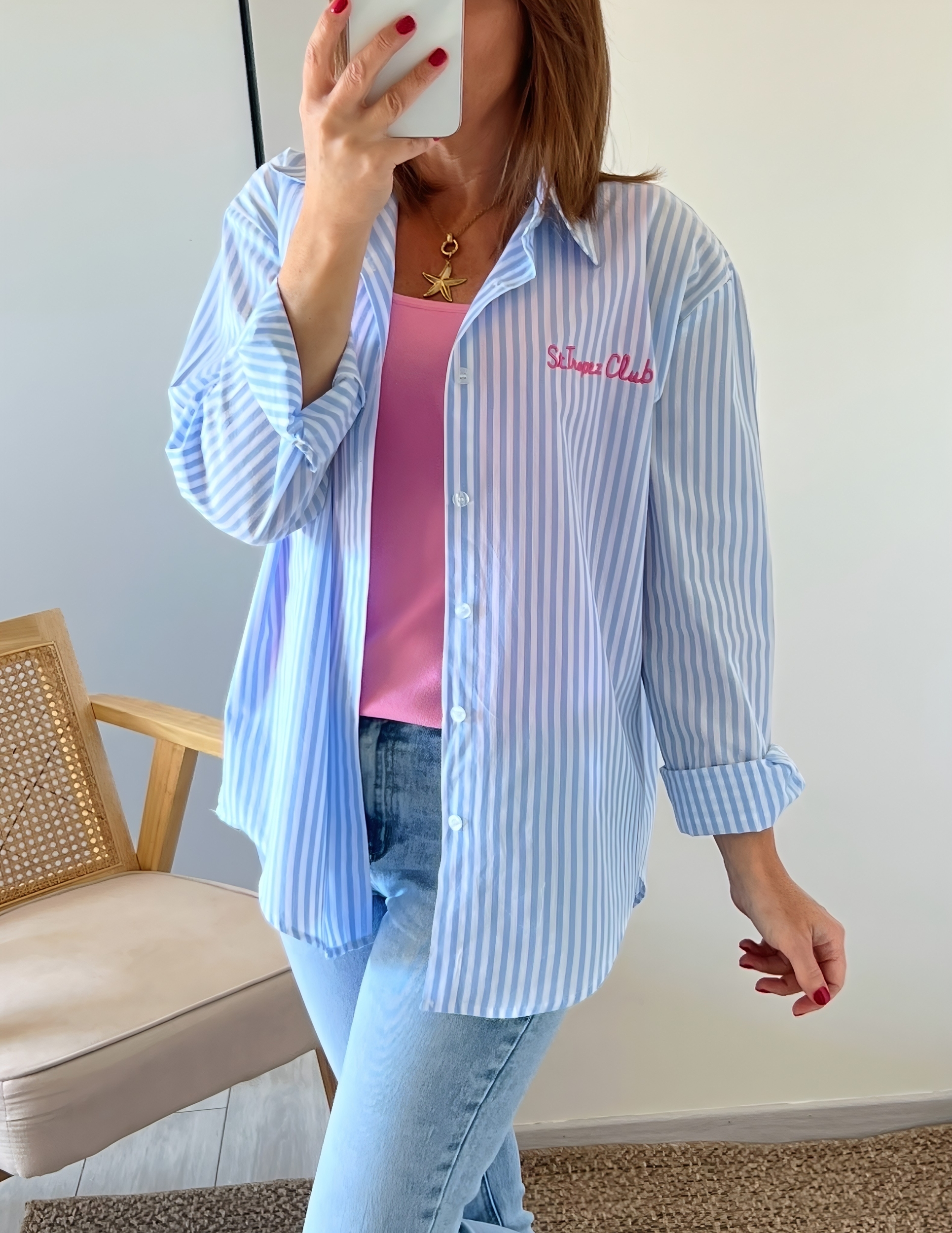 la chemise st tropez bleue -4