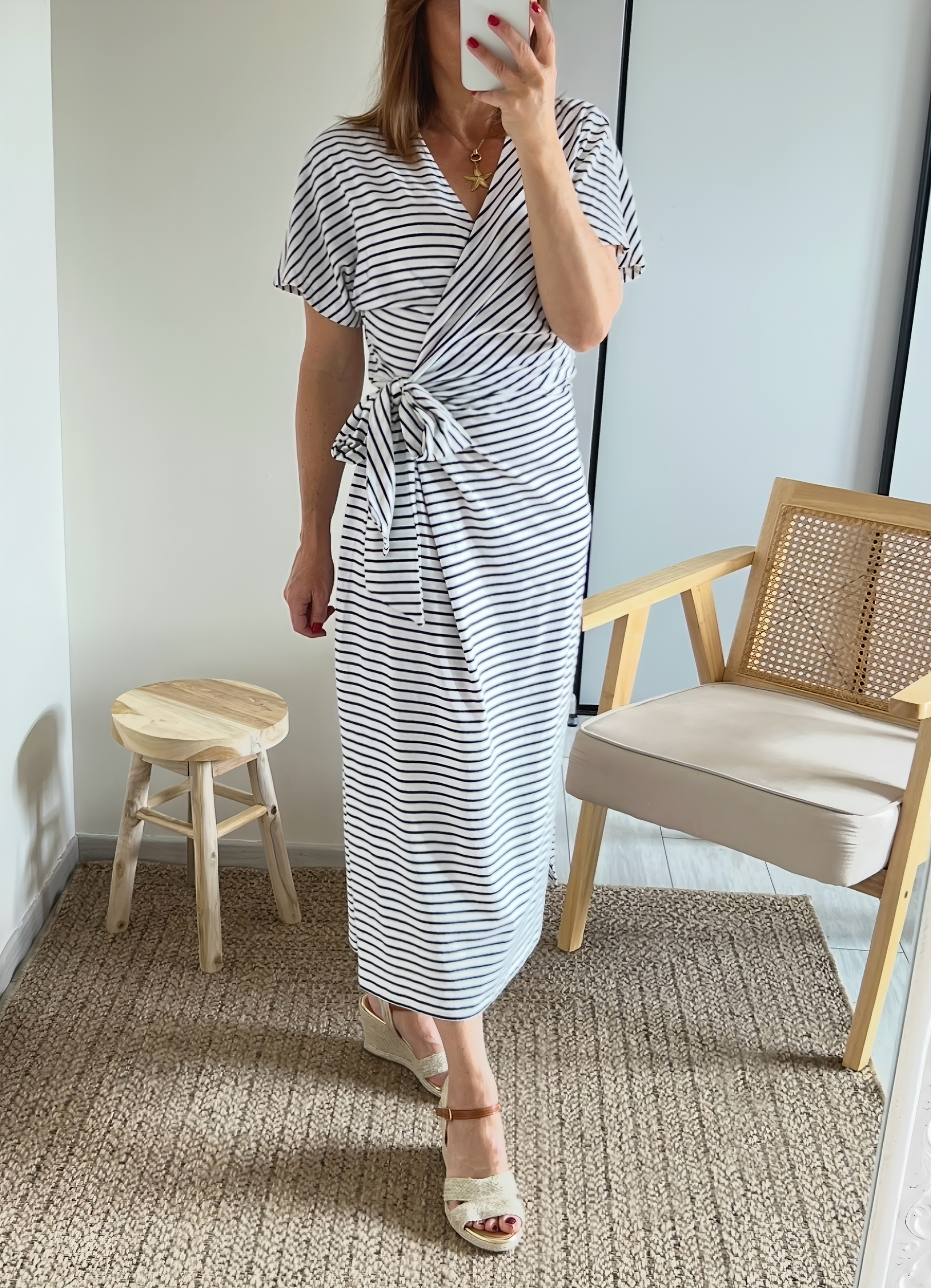 la robe ella rayée -1