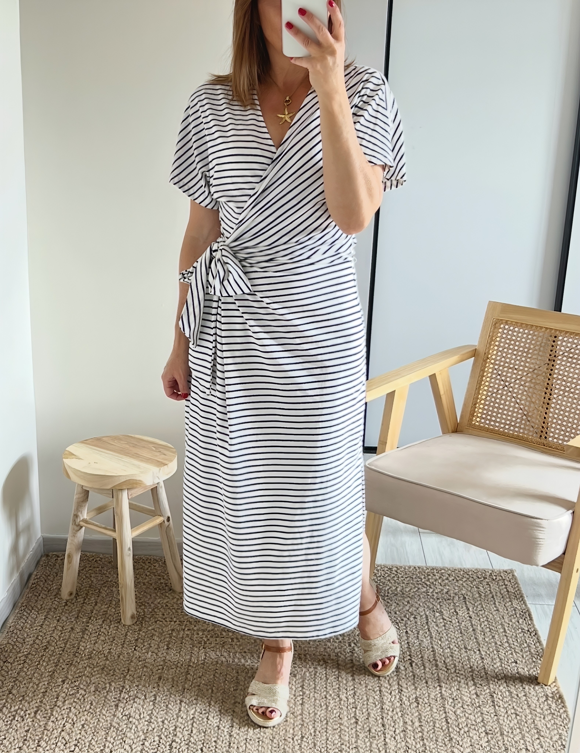 la robe ella rayée -5
